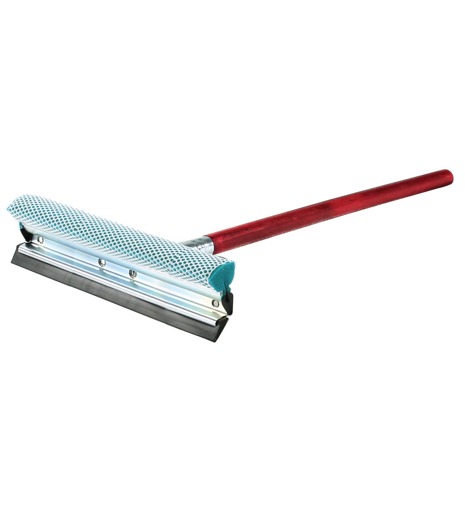 Mallory 10NY-24AHC Red 10" Professional Squeegee Head with 24" Handle