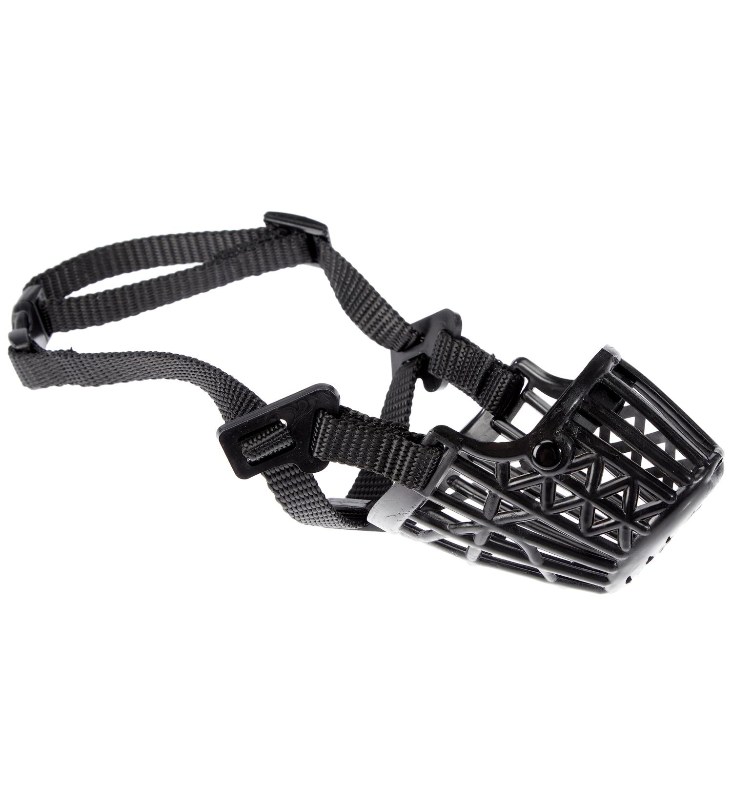 Trixie 17601 XS Black Plastic Muzzle - Perfect for Small Dogs | International Shipping Available - Buy Online on GoSupps.com