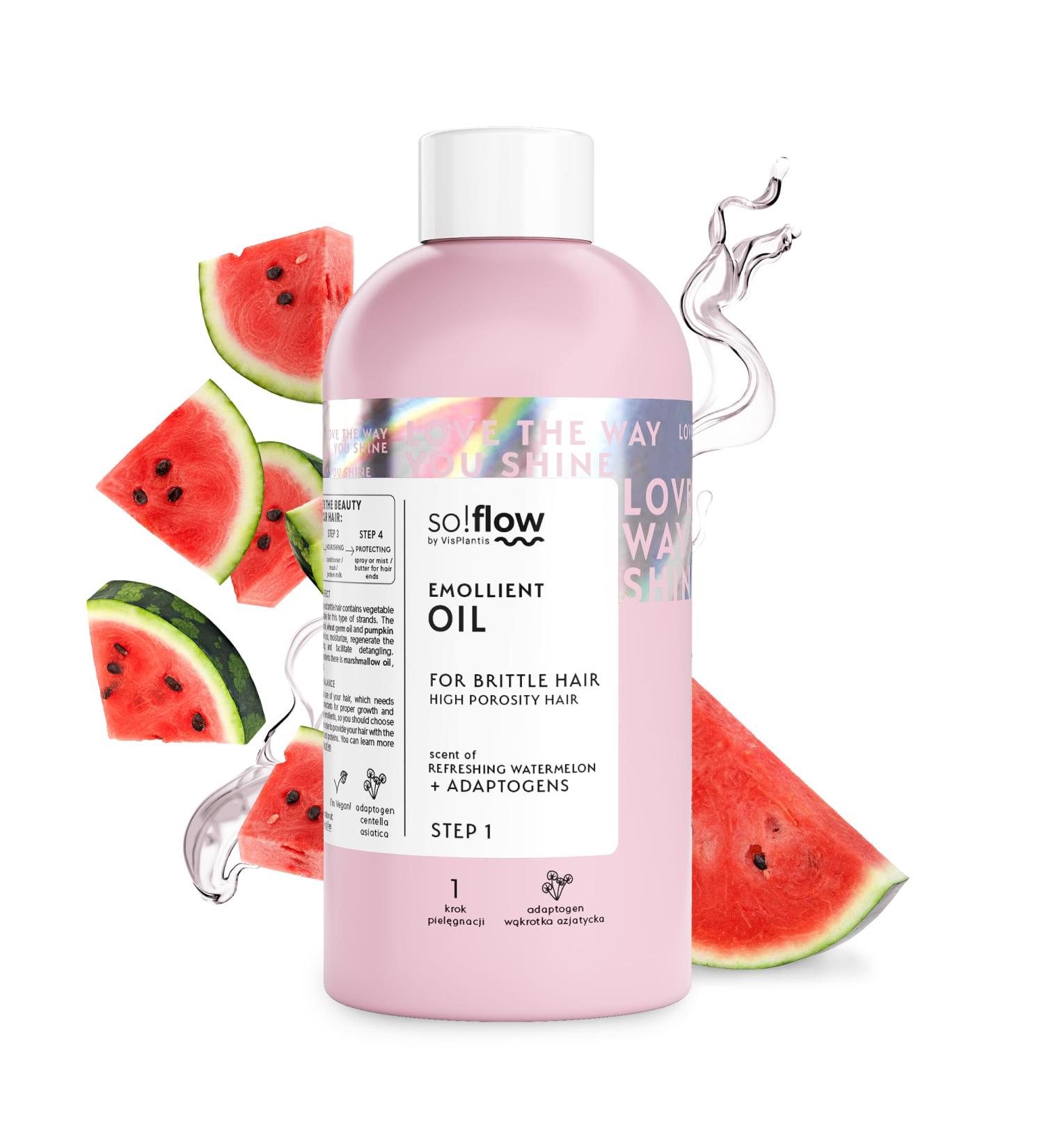 Soflow Porosity Repair Elixir - Centella Asiatica & Nutrient-Rich Oils for Healthy Hair | Refreshing Watermelon Scent - Buy Online on GoSupps.com