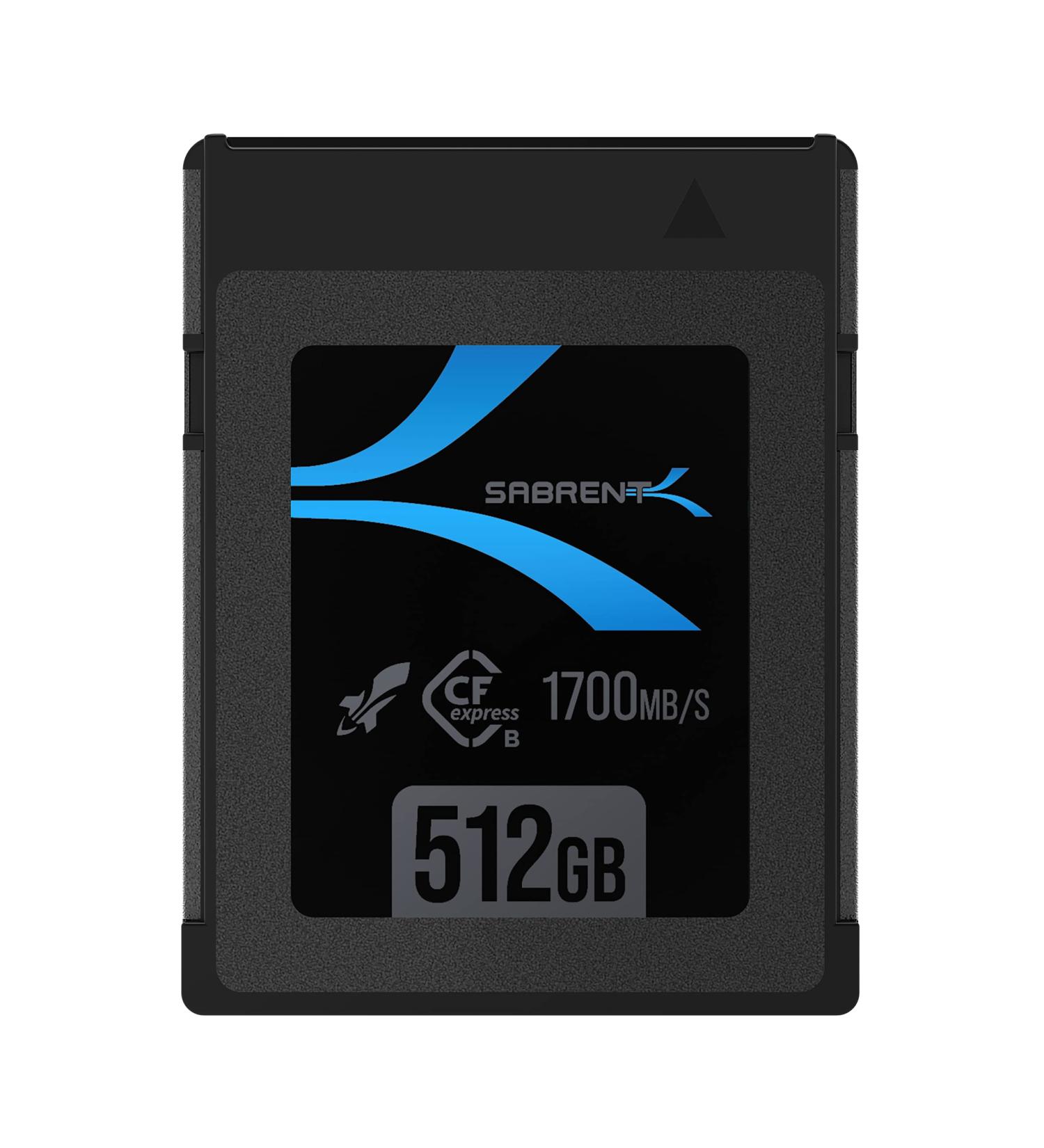 SABRENT Rocket CFX 512GB CFexpress Type B Memory Card | R1700MB/s W1500MB/s | CF-XTBT-512 - Buy Online on GoSupps.com