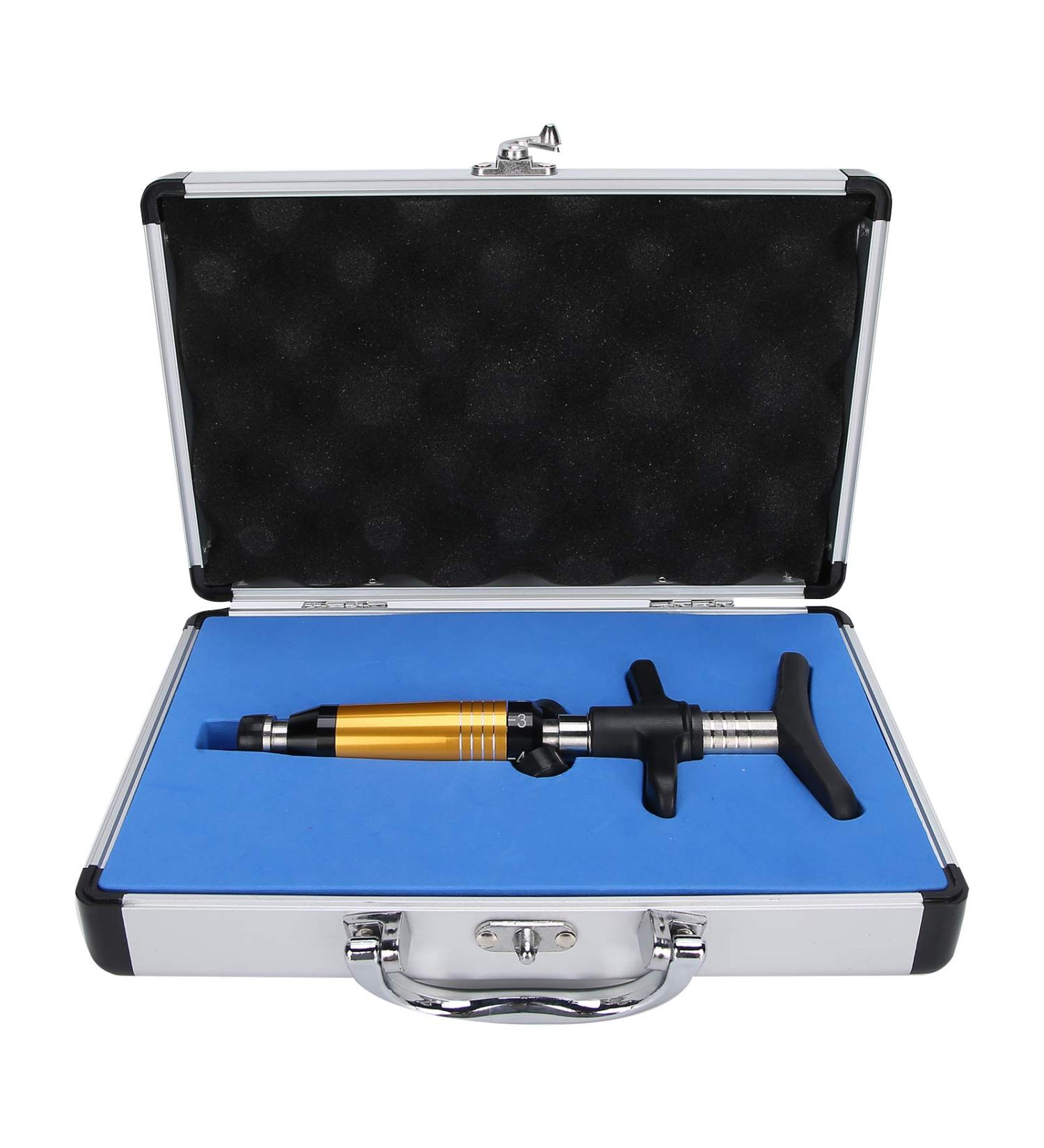 Portable Manual Chiropractic Tool - 6-Speed Control Handheld Massage Adjuster - Buy Online on GoSupps.com