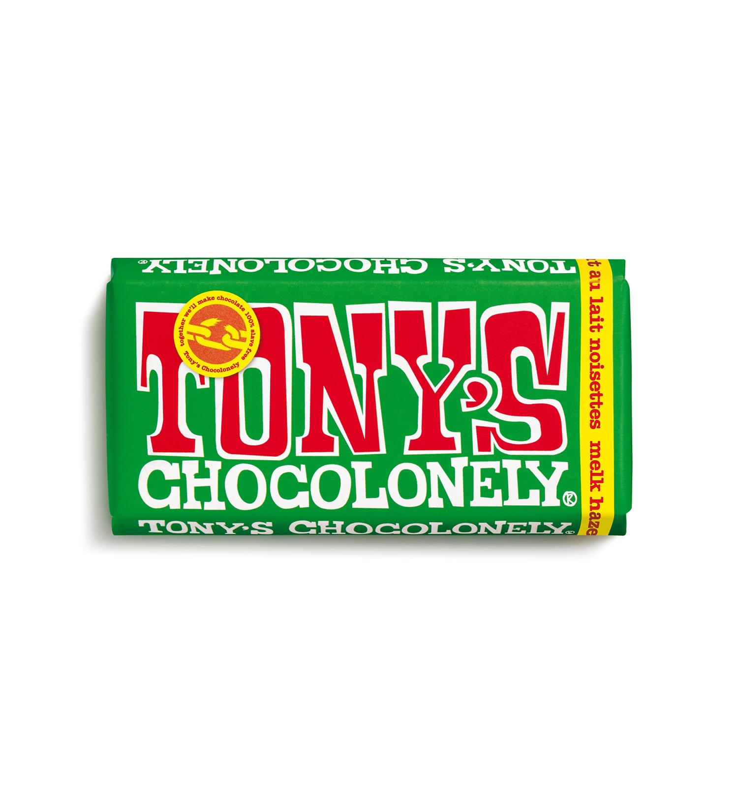  Tony's Chocolonely Tony's Chocolonely chocolate bar Hazelnut milk - Buy Online on GoSupps.com