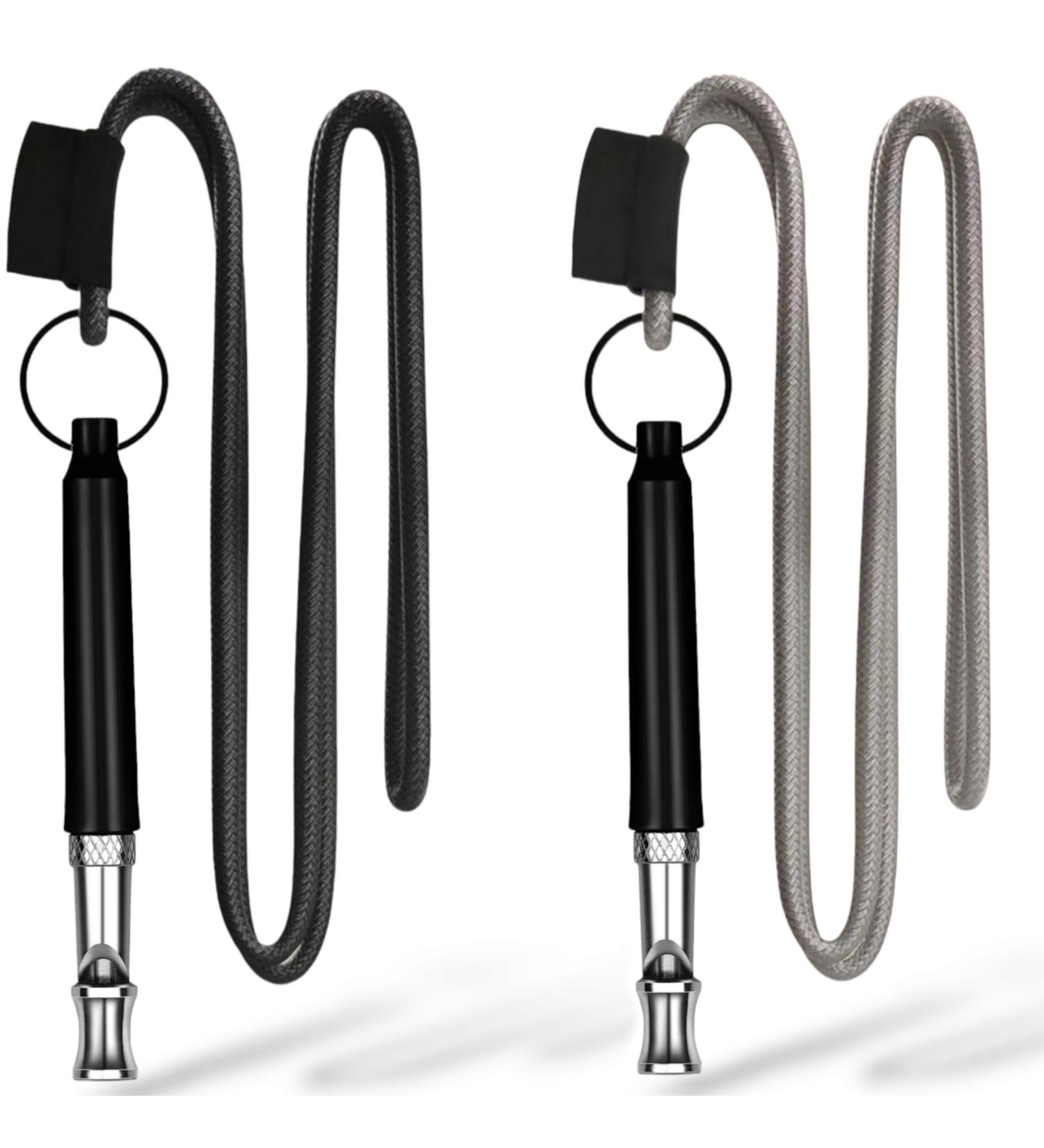 SOARIFY Dog Whistles for Recall Dog Whistle with Lanyard for Dog Training Equipment Dog Whistle to Stop Barking Silent Dog Training Whistle Good Frequency for Long Distance (2Pcs Steel Whistles) - Buy Online on GoSupps.com