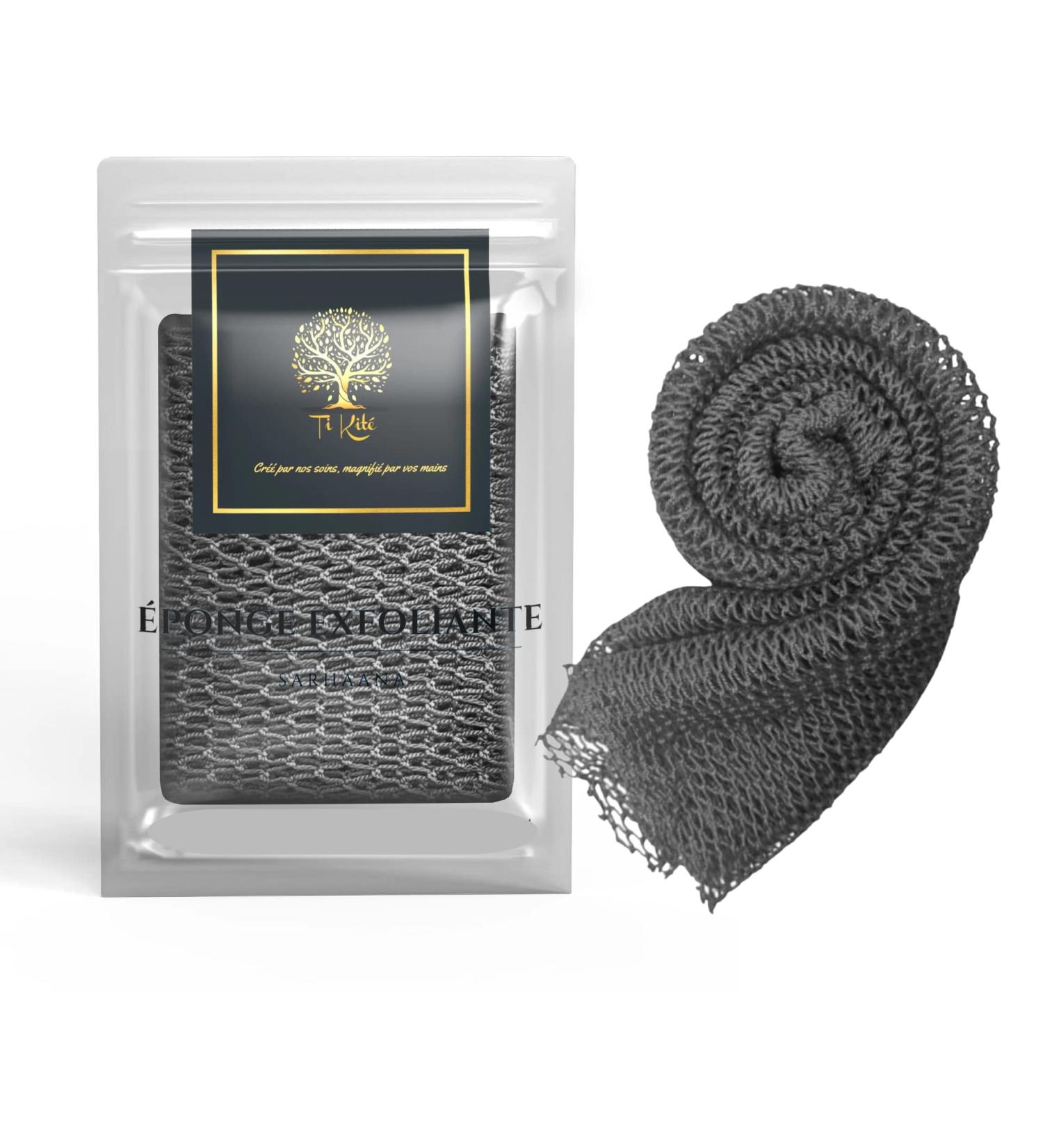 Buy Djampe XL African Bath Net SARHAANA Exfoliating Glove - Body Bath Sponge for Women Men & Children - Gray | International Shipping Available - Buy Online on GoSupps.com