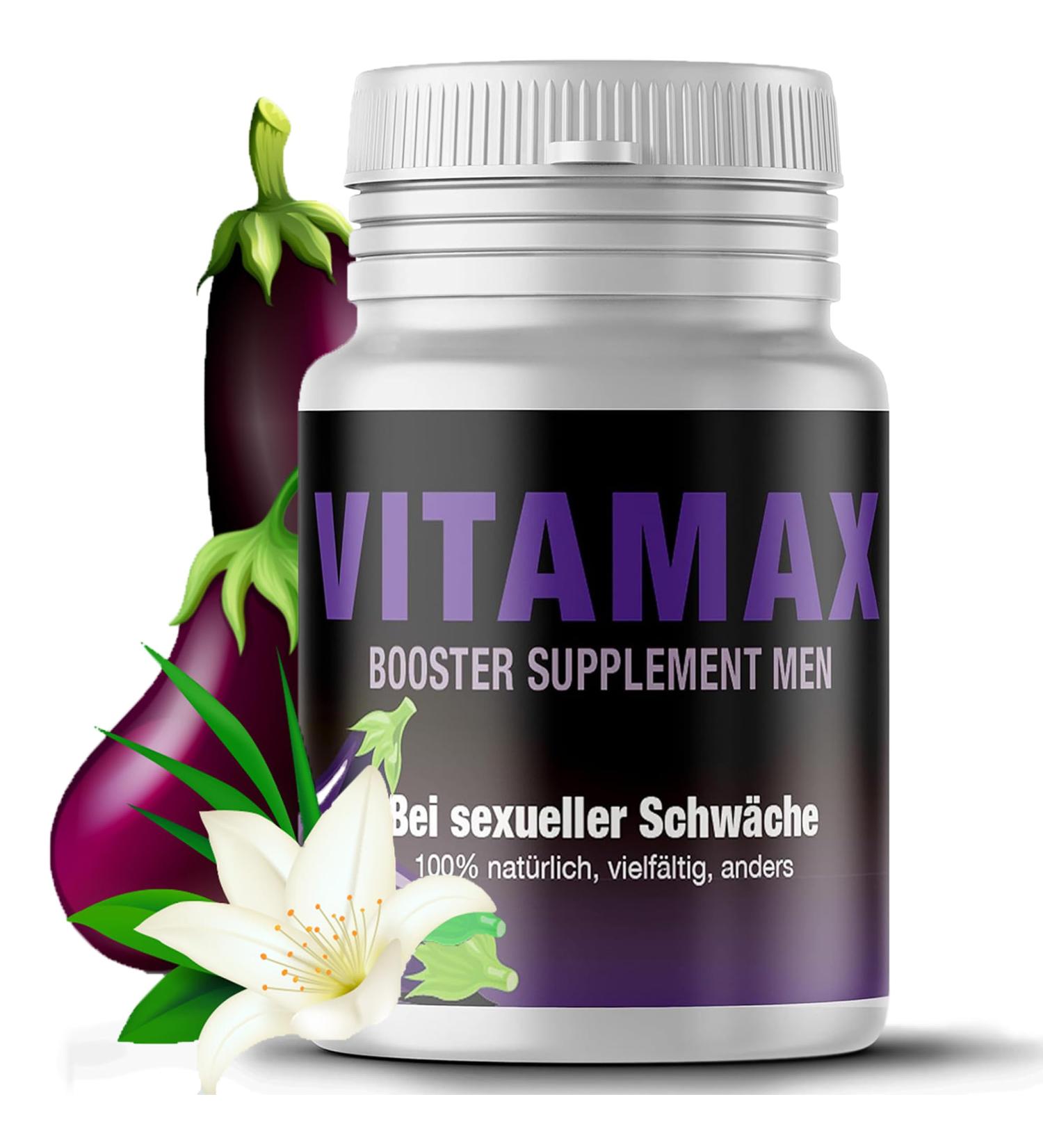 Vitamax Booster 10 Blue Tablets for Men | No Spa & Long-Lasting Immediate Effect | High Dose 2.0 Natural Ingredients | Original from Plantapax - Buy Internationally - Buy Online on GoSupps.com