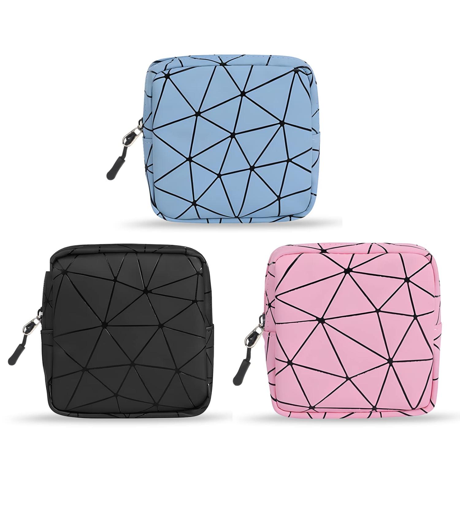 Tampon Binding Storage Bags - 3PC Menstruation Set for Teens & Women | Mini Zipper Bags for Period Essentials - Buy Online on GoSupps.com