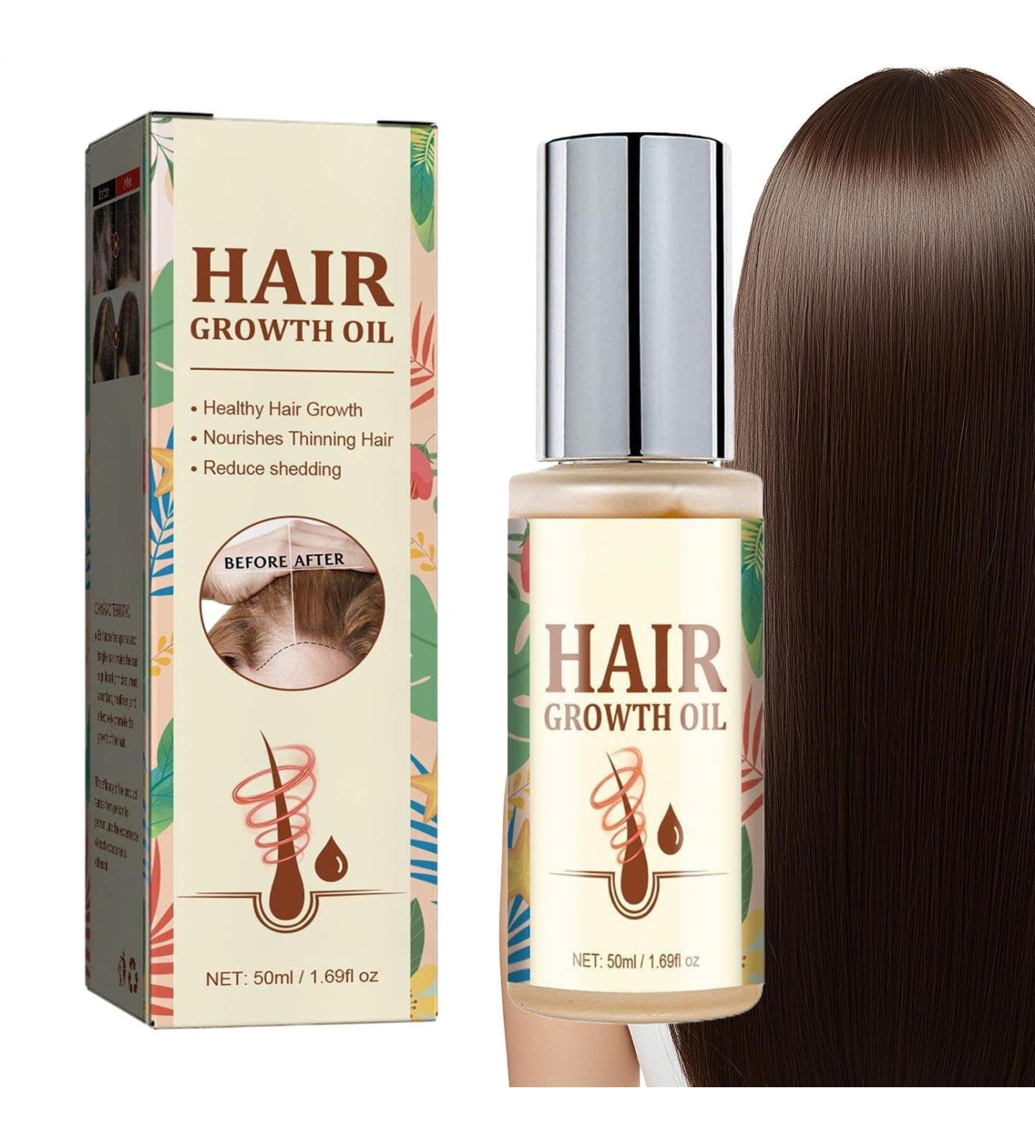  Arrovarp Natural Hair Growth Oil | 50 ml Natural Hair Strengthening and Thickening - Beauty Care for Scalp Texturing Routine Daily Use Hair Dryer Styling - Buy Online on GoSupps.com