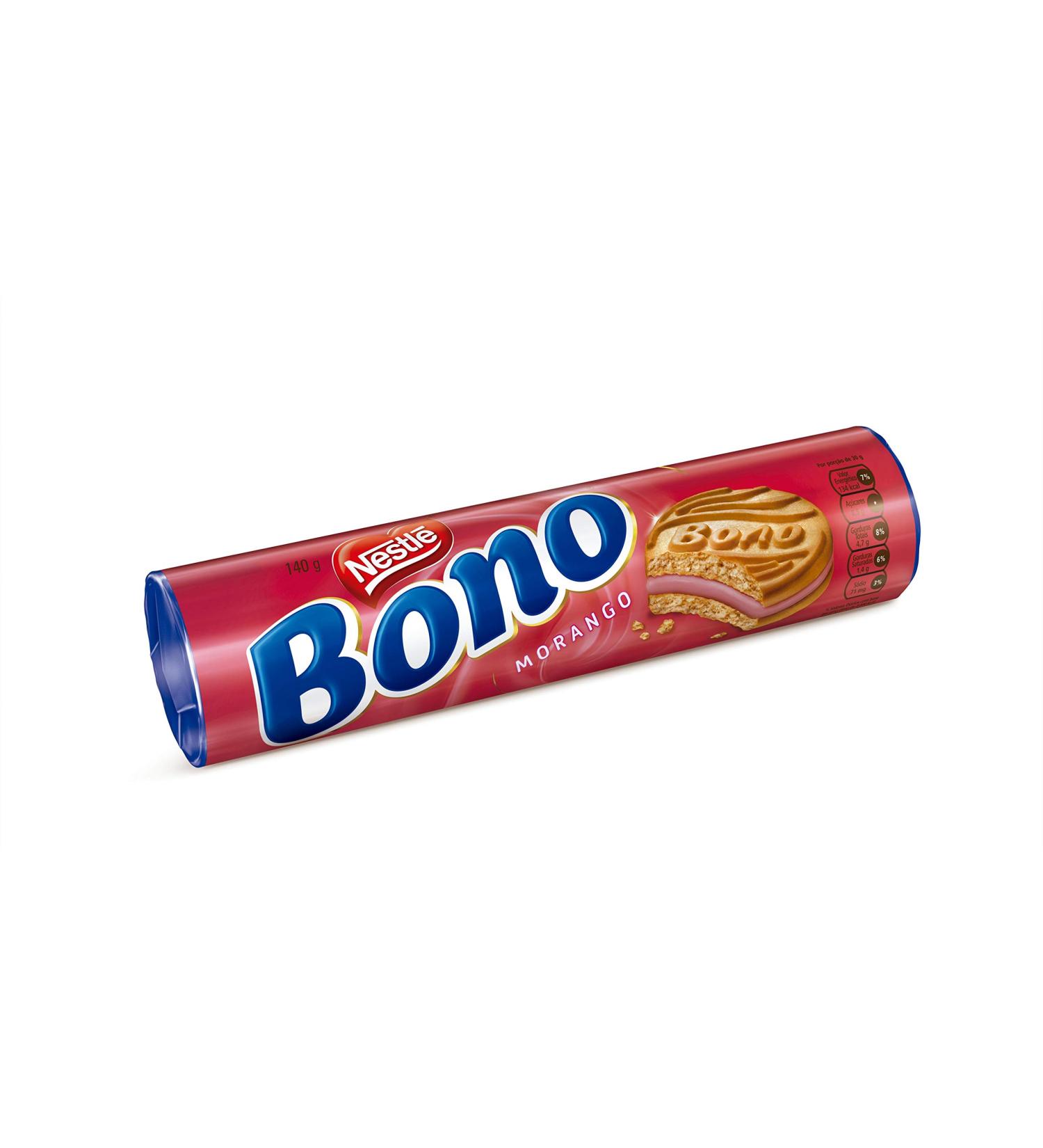 Bono Recheado Morango, 126g