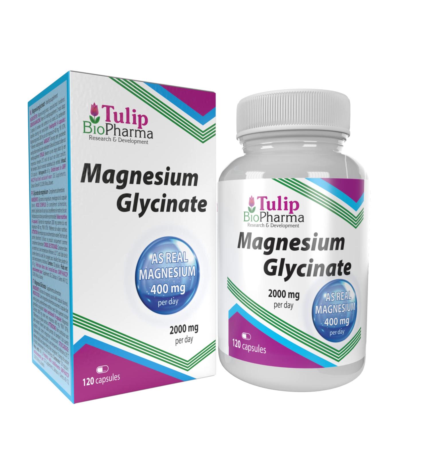 Hepatica Magnesium Glycinate 2000mg per serving 120 Capsules Certificate of Analysis from AGROLAB Germany pure no fillers or excipients - Buy Online on GoSupps.com