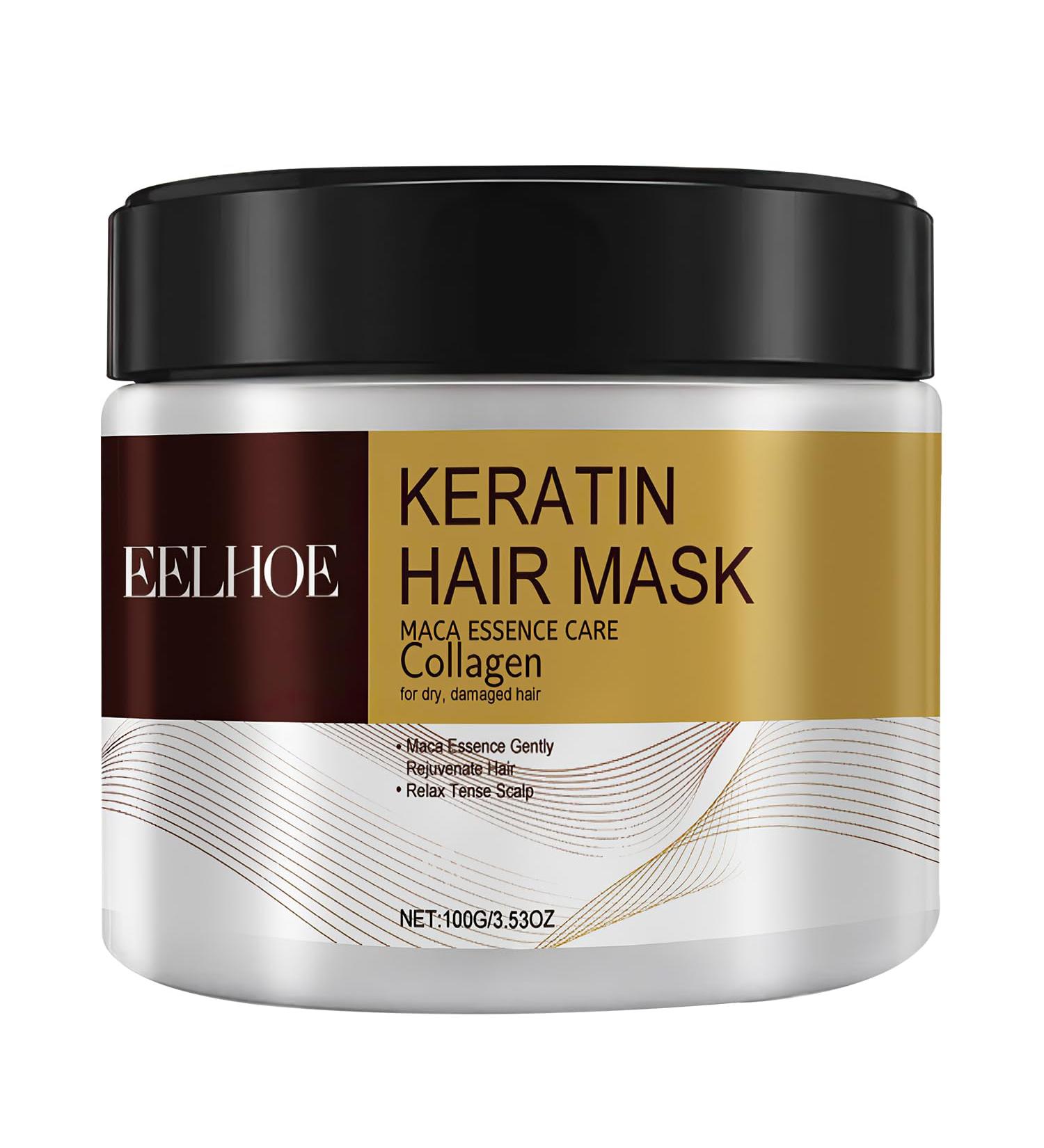 BSOON KARSELL Collagen Hair Mask - Nourishing Hair Cream for Deep Repair & Restoration of Dry Damaged Hair - Buy Online on GoSupps.com