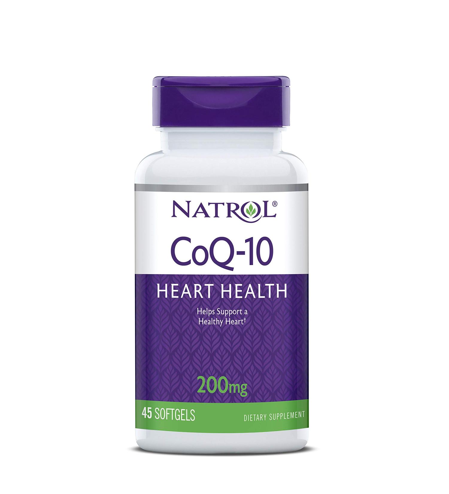 Natrol CoQ-10 200 mg Softgels - 45 Count - Heart Health & Energy Support - Buy Online on GoSupps.com