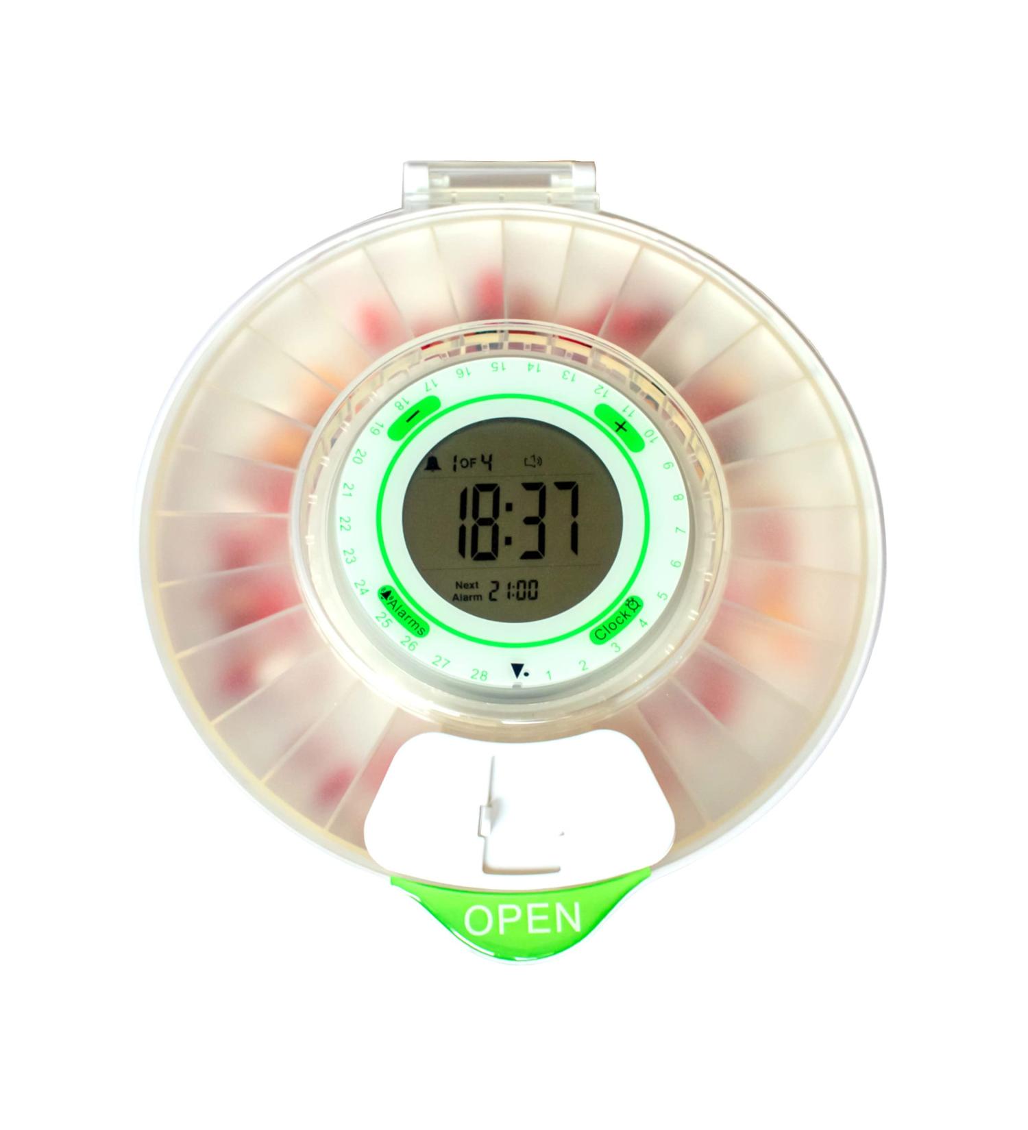 Dispensador Electr nico Autom tico de Pastillas Dosecontrol 2021 - Alarma Tapa Mate Pantalla Grande 9 Alarmas Plantillas en Espa ol - Env o Internacional - Buy Online on GoSupps.com