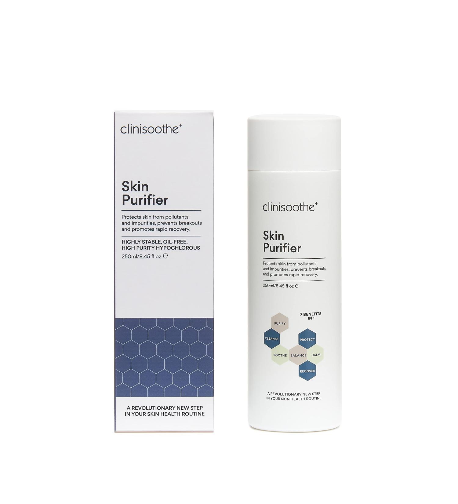 Clinisoothe+ Skin Purifier Daily Cleanser & Acne Treatment with Hypochlorous Technology | Prevent Breakouts & Promote Recovery | All Skin Types | 8.4oz - Buy Online on GoSupps.com