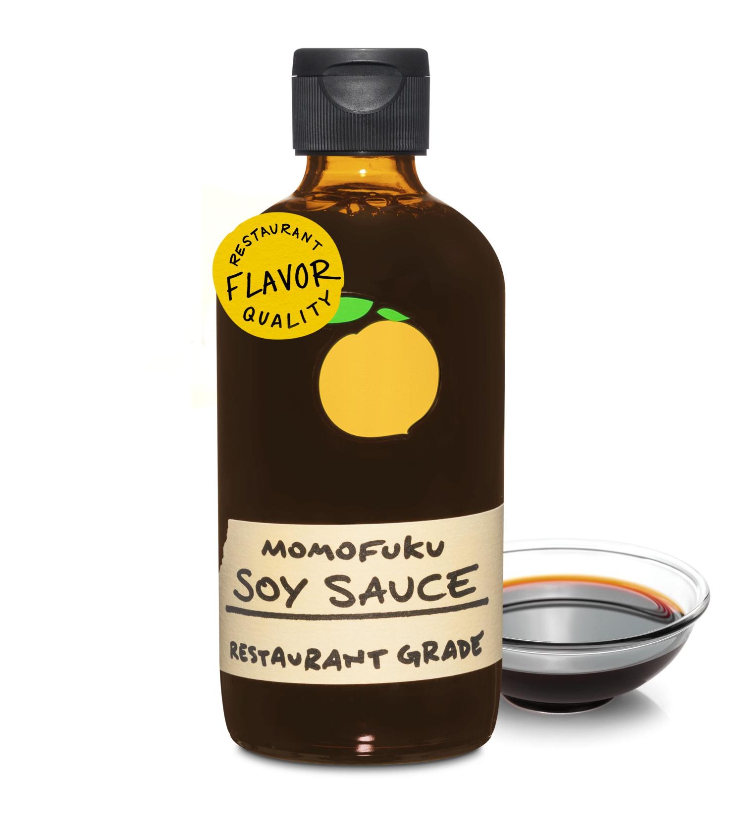 Momofuku Chef-Made Organic Soy Sauce (8 oz) | Umami-Rich Cooking Essential with Kombu - Buy Online on GoSupps.com