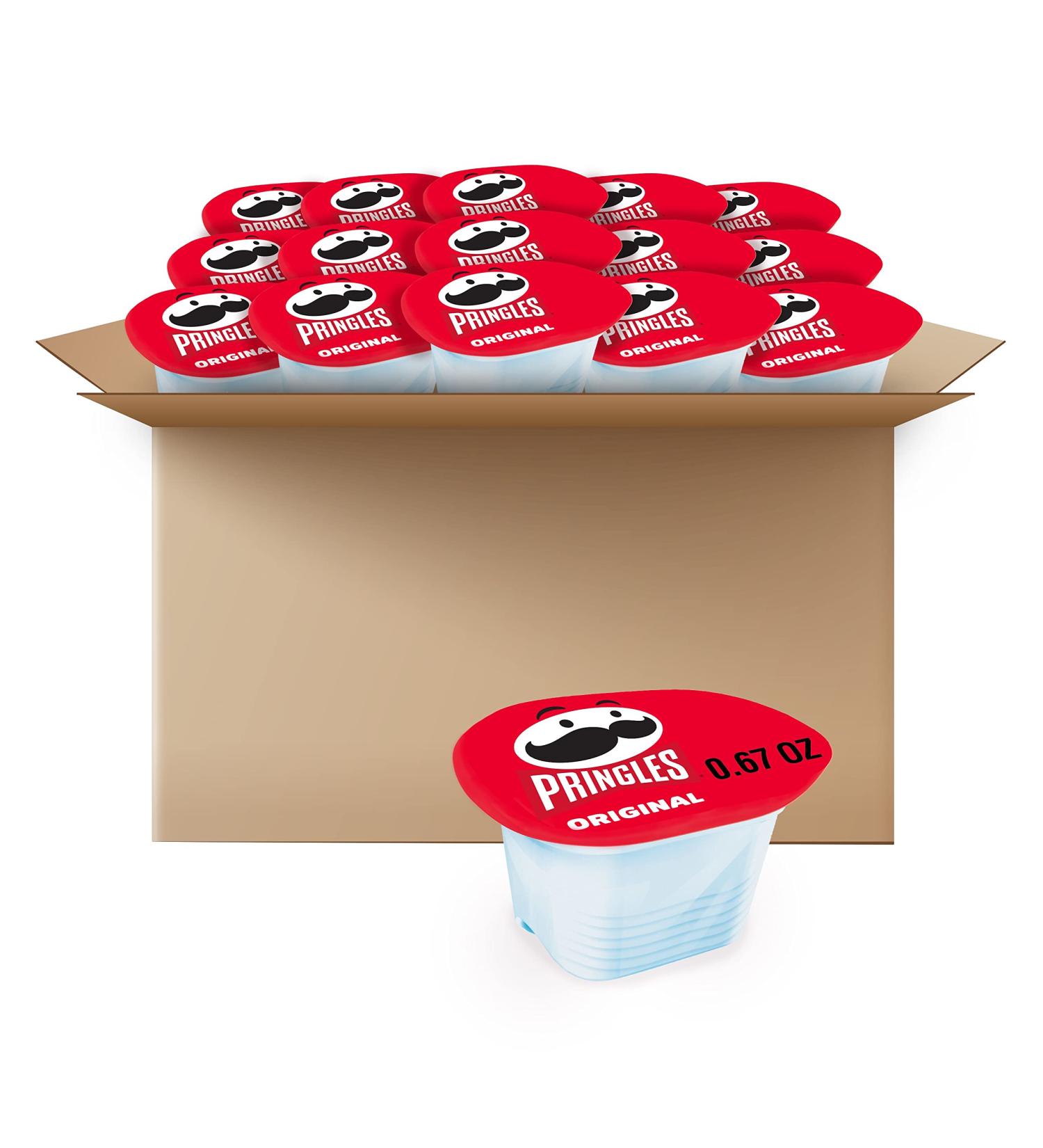 Pringles Original Snack Cups - 0.67 oz Chips (36-Pack) | Perfect for Lunch Boxes - Buy Online on GoSupps.com