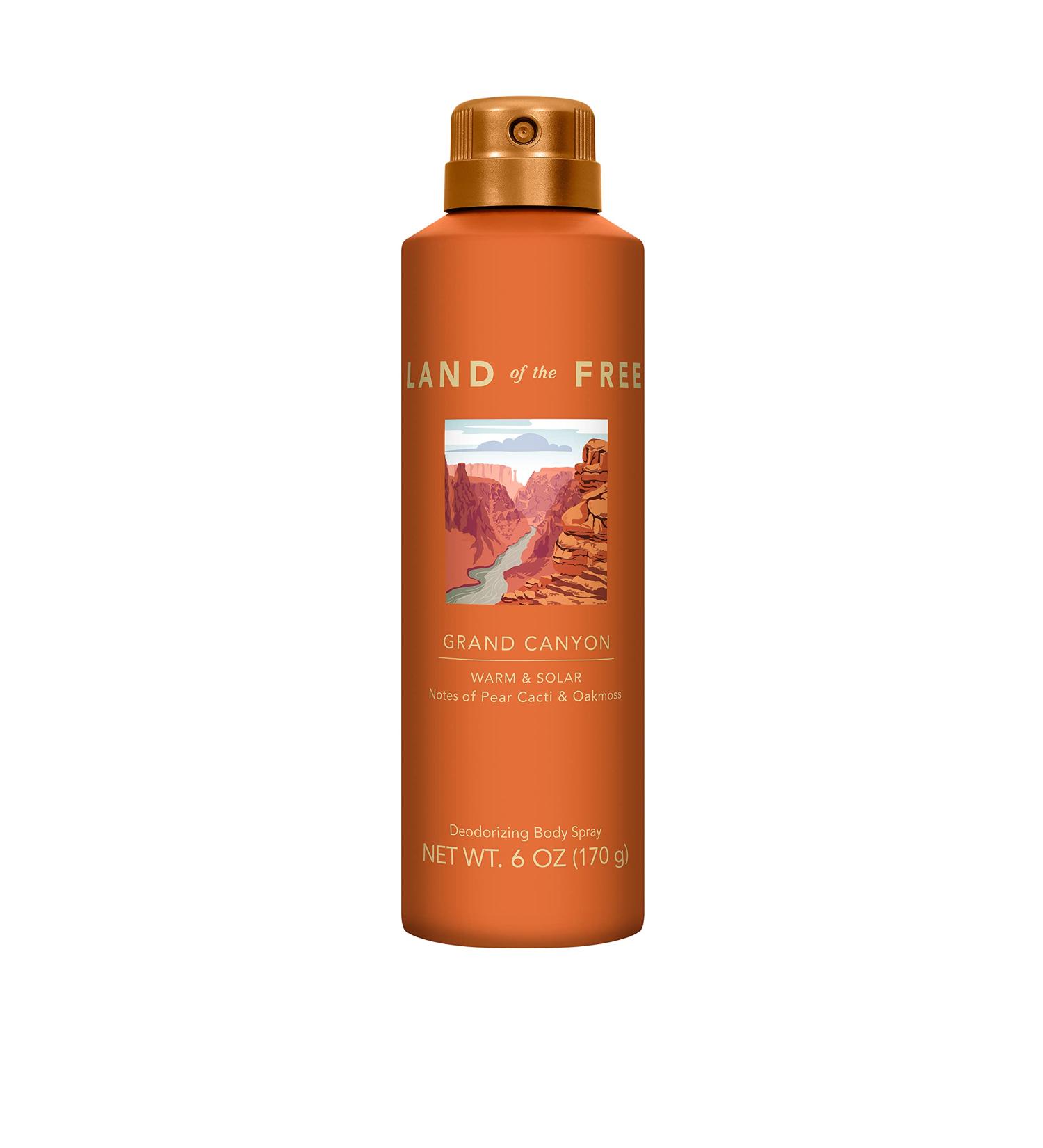 Land of the Free Grand Canyon Body Spray 6 OZ Case of 12 1 Count (Pack of 12)