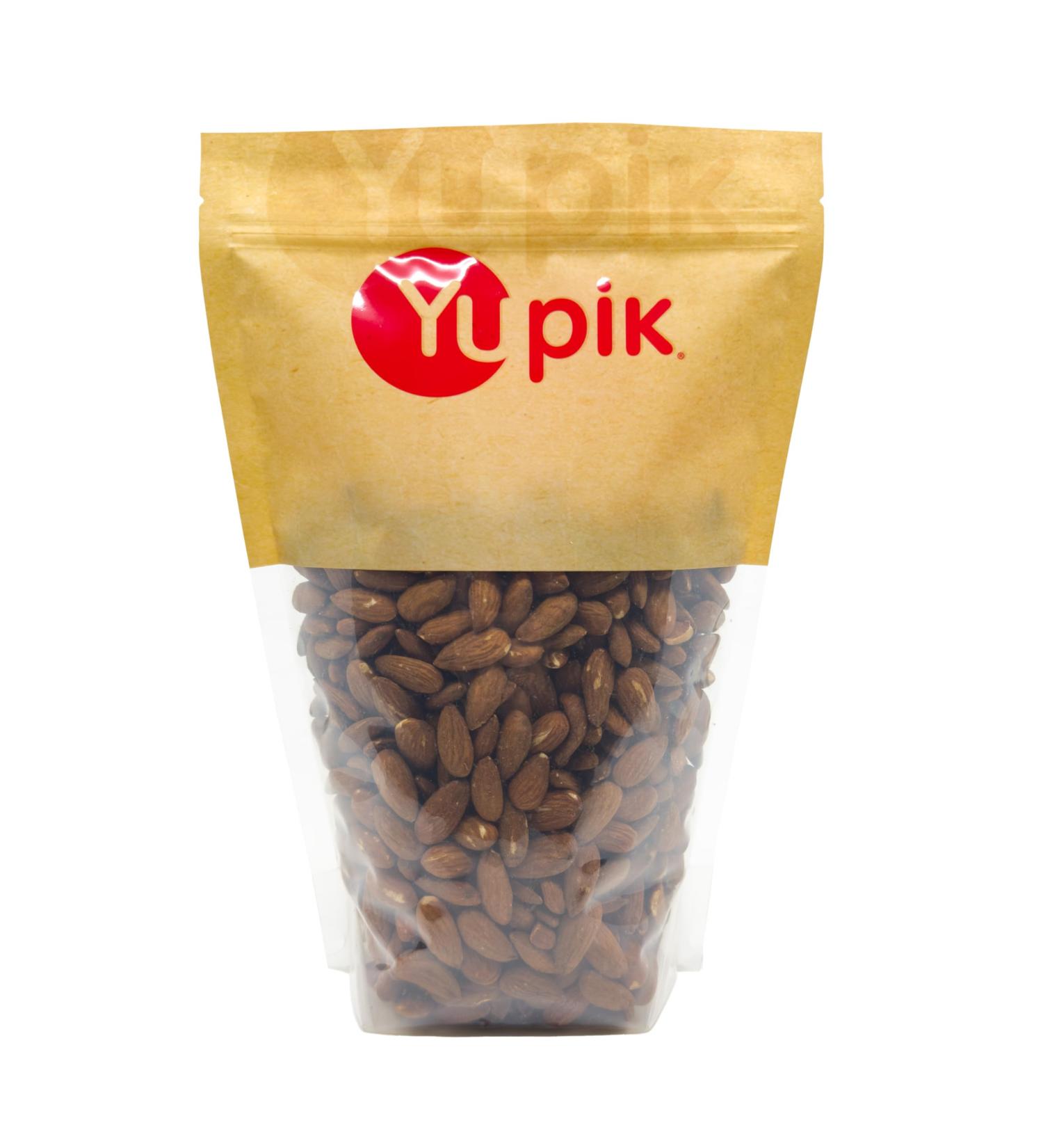 Yupik Roasted Unsalted Jumbo Almonds 1 kg Kosher Gluten-Free Large Almonds Crunchy Nuts Lightly Roasted No Added Salt Source of Fiber & Protein Savory Snacks - Buy Online on GoSupps.com