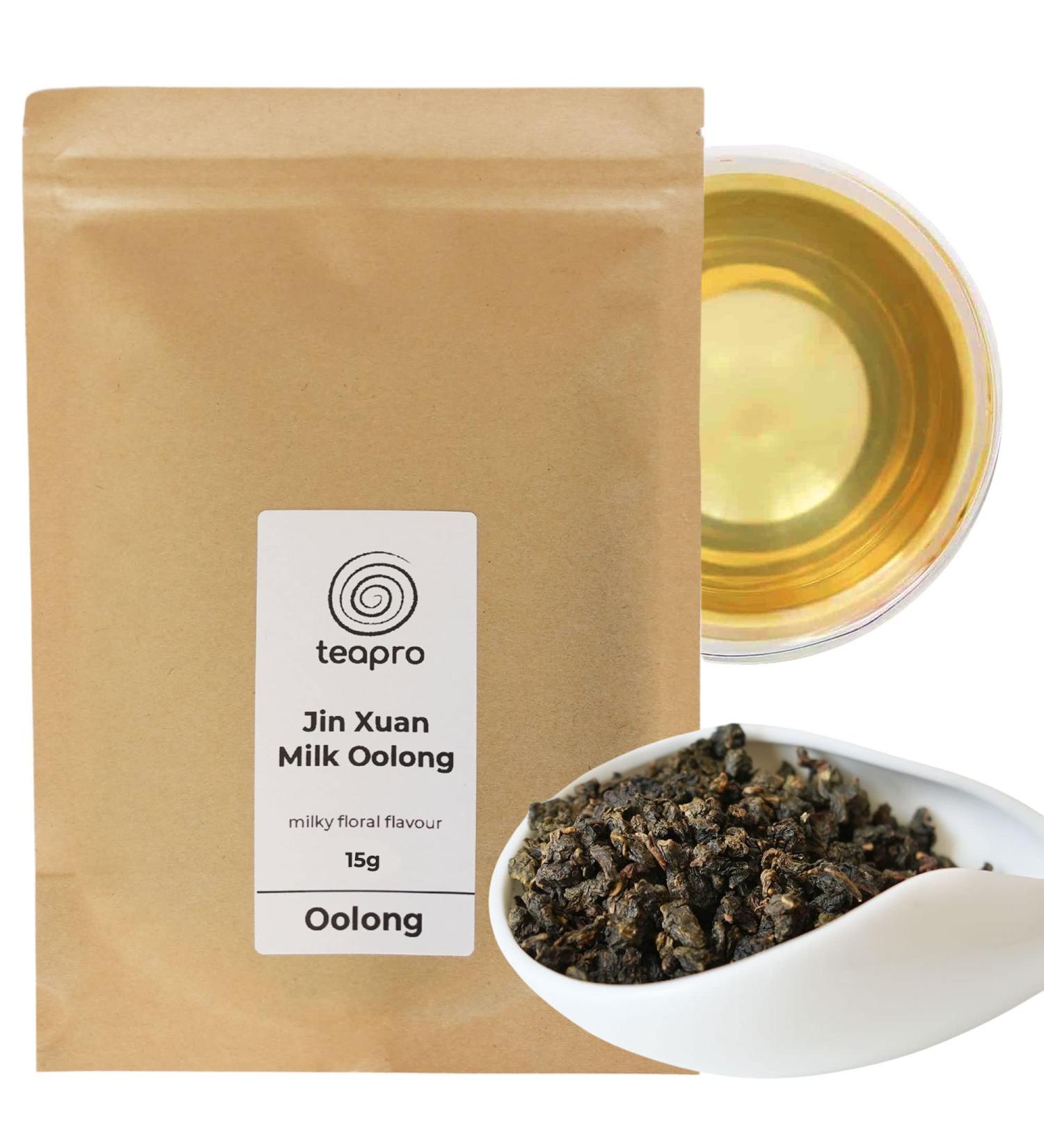 Teapro Jin Xuan Milk Oolong Premium Loose Leaf Tea (15g) - Buy Online on GoSupps.com
