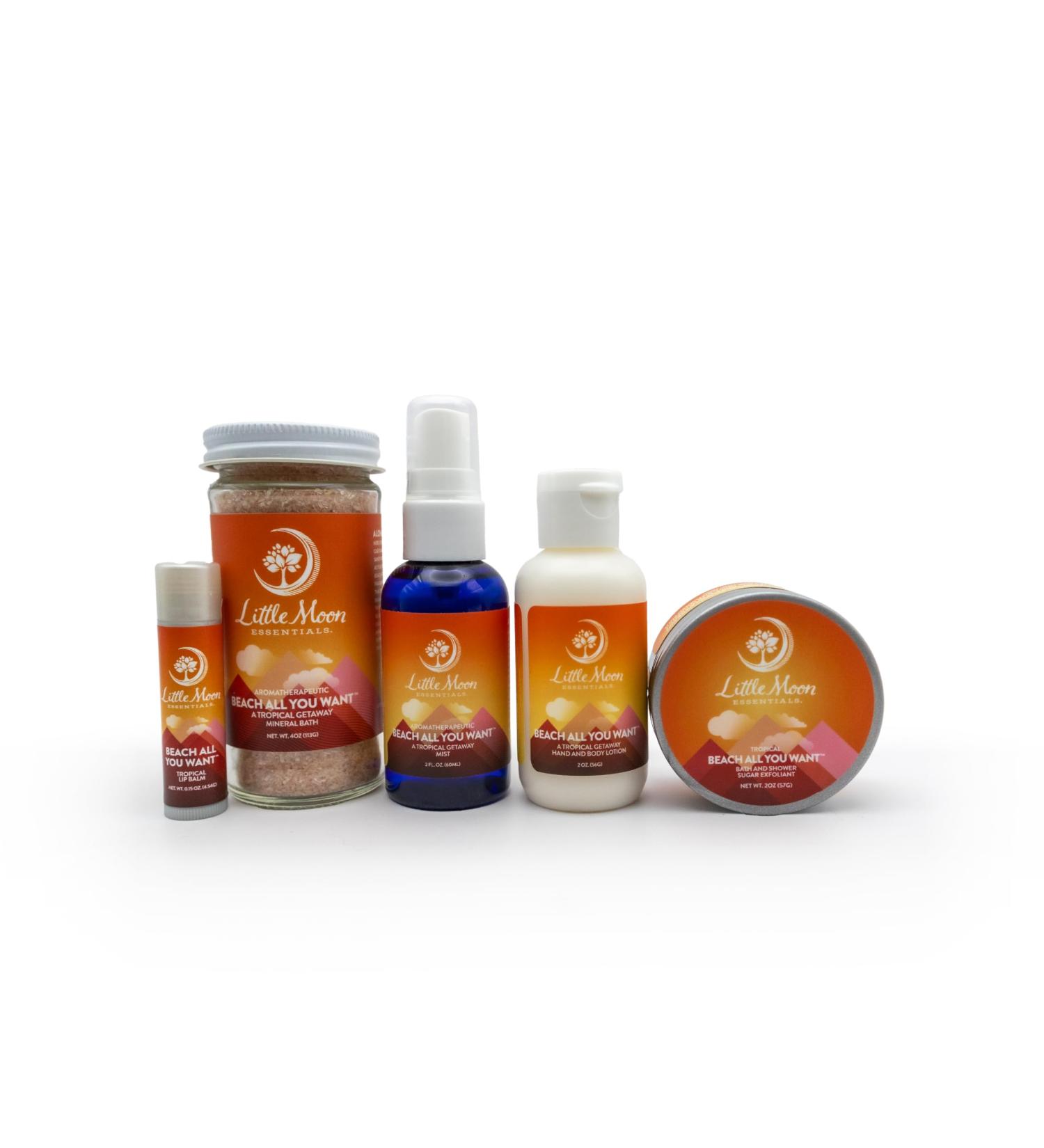 Shop Little Moon Essentials Beach All You Want Gift Set - Perfect International Gift for Relaxation & Self-Care - Buy Online on GoSupps.com