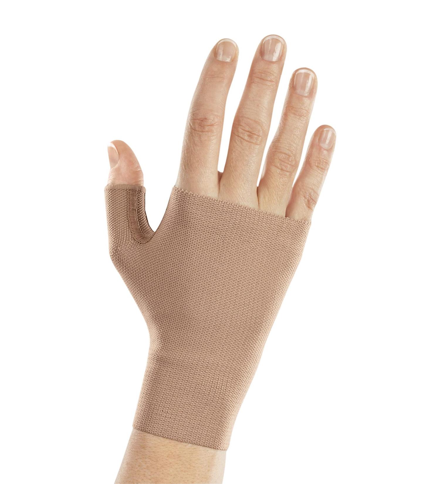 Mediven Harmony Seamless Compression Gauntlet | 20-30 mmHg Lymphedema Support | Sand Size VI - International Shipping Available - Buy Online on GoSupps.com