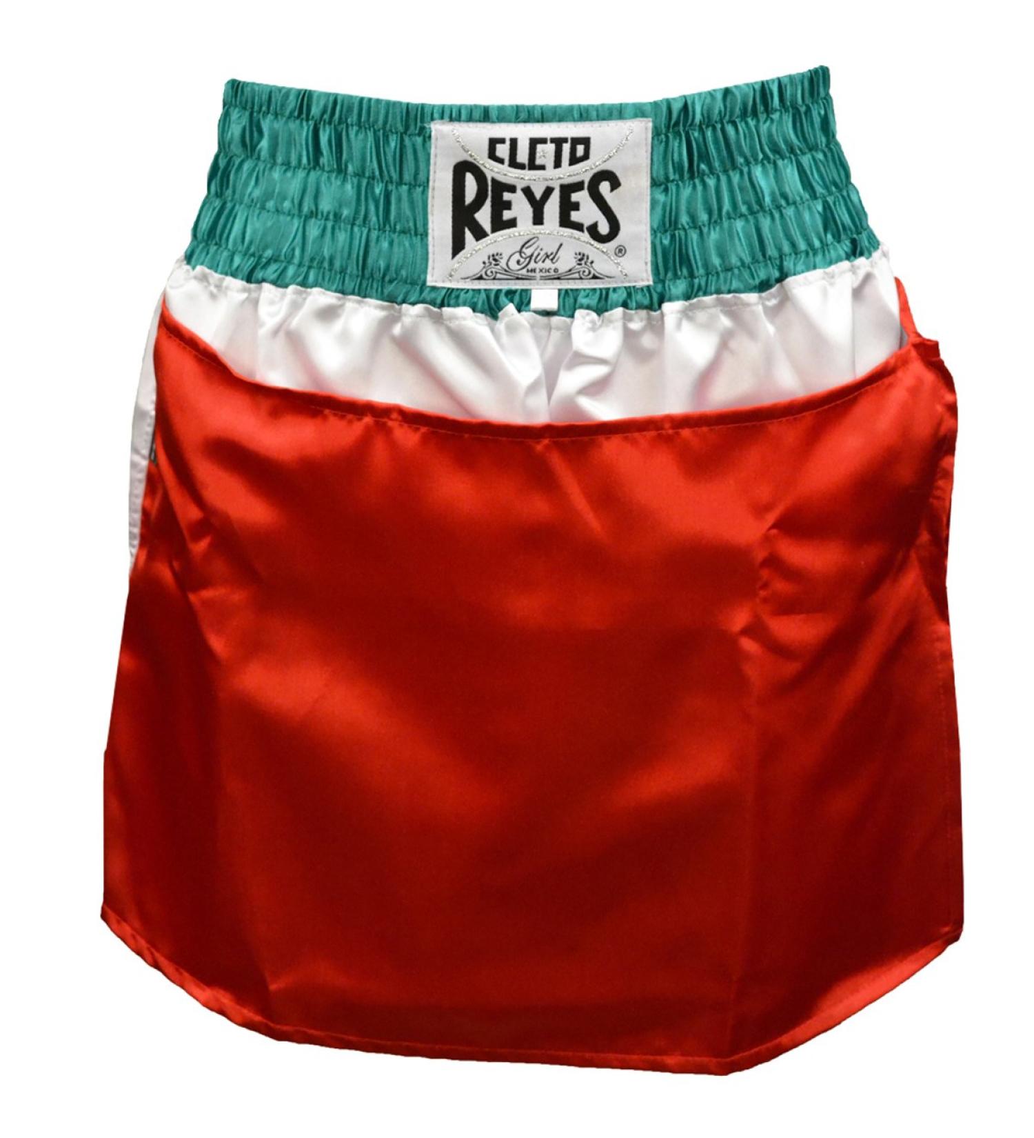 Cleto Reyes Women's Satin Boxing Skirt Trunks - Large | Mexican Flag - Buy Online on GoSupps.com