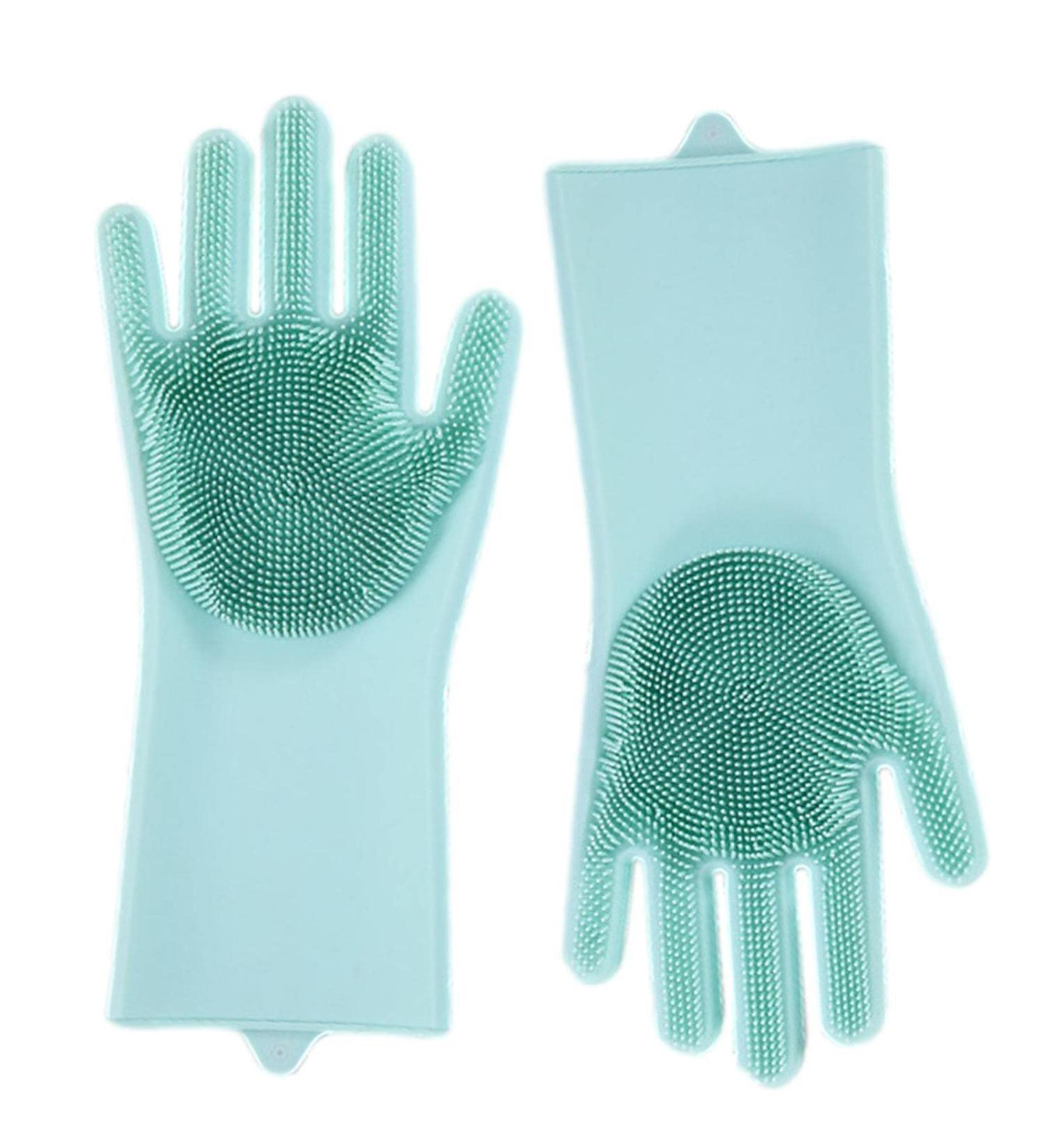 Scrub Gloves Cleaning | Household Kitchen Gloves - Waterproof Household Cleaning Tools for Shower Room Car Cleaning Pet Care Clothes Quilt Lkhj - Buy Online on GoSupps.com