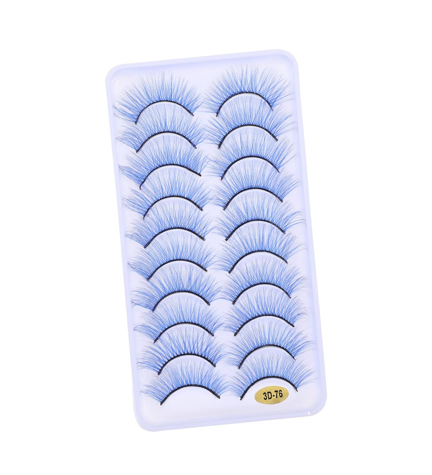 minkissy 10 Pairs Fake Eyelashes Dollsthetic Lashes Faux Lashes Cosmetic Supplies Makeup Lashes Halloween Women False Eyelashes Halloween Fake Lashes False Lashes Fiber Make up Extend - Buy Online on GoSupps.com