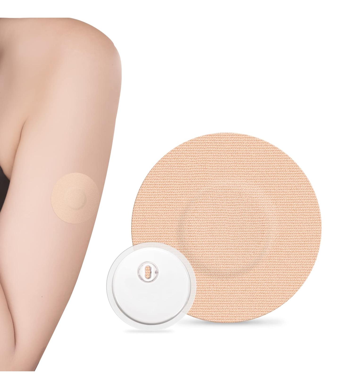20 Pack Waterproof Adhesive Patches for Freestyle Libre 3 - Beige - Buy Online on GoSupps.com