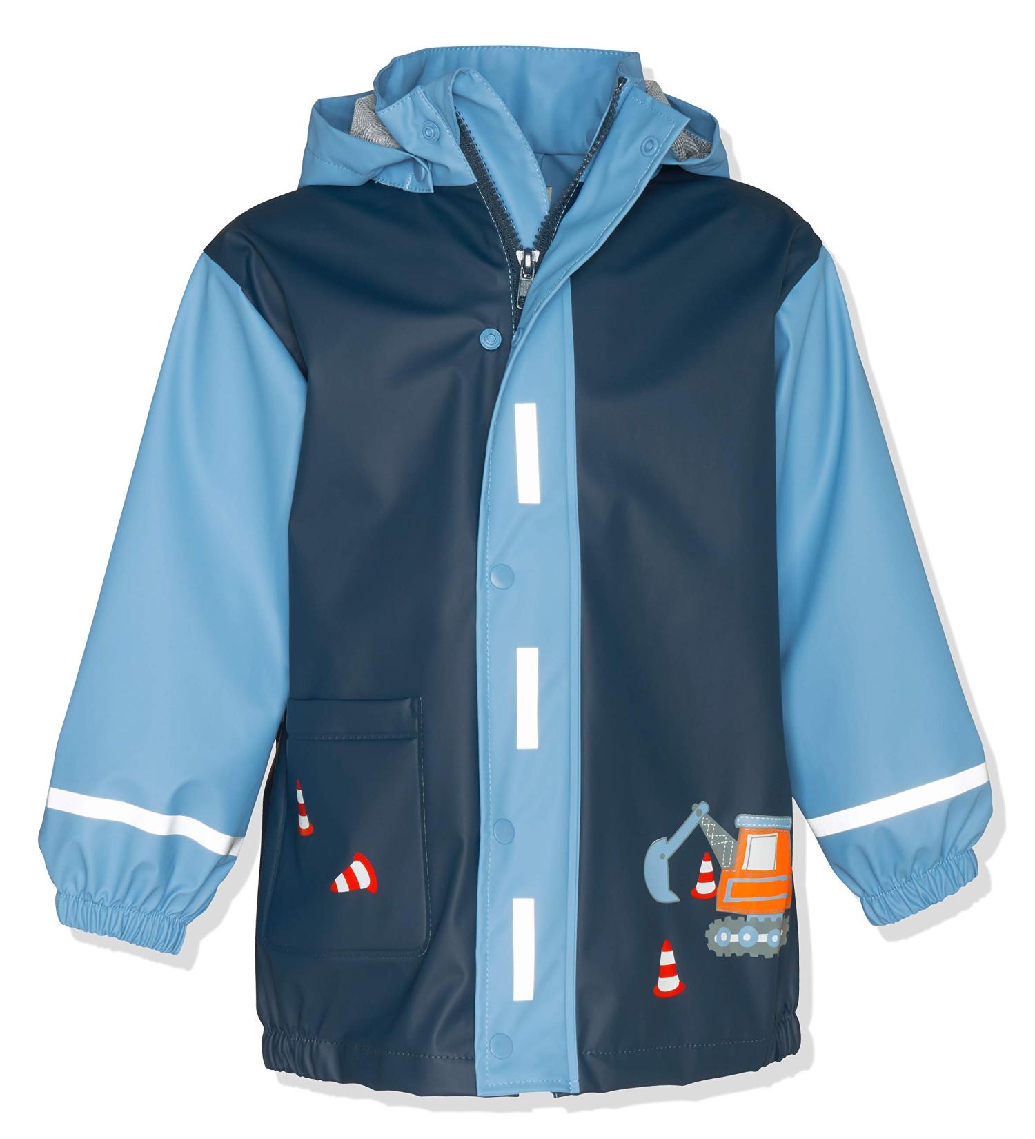 Playshoes Baby Raincoat 86 Construction Site | Wind & Waterproof Rainwear - Buy Online on GoSupps.com