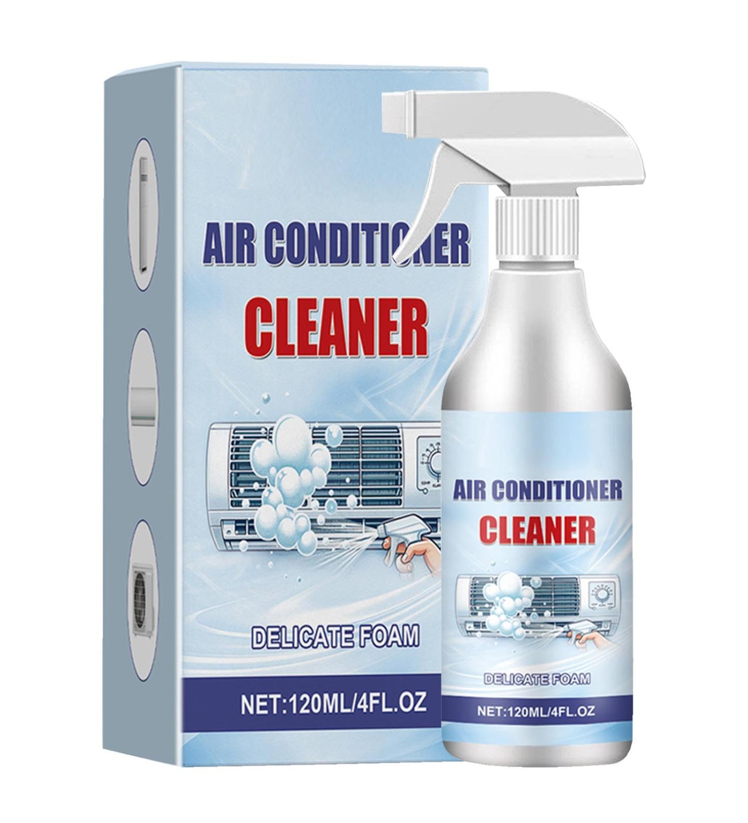 Air Conditioner Coil Cleaner - 120ml Rinse-Foam Spray | Safe All-Purpose Household Bubble Cleaner Effective Multi-purpose Foam Cleaner for Dirt Grease - Buy Online on GoSupps.com