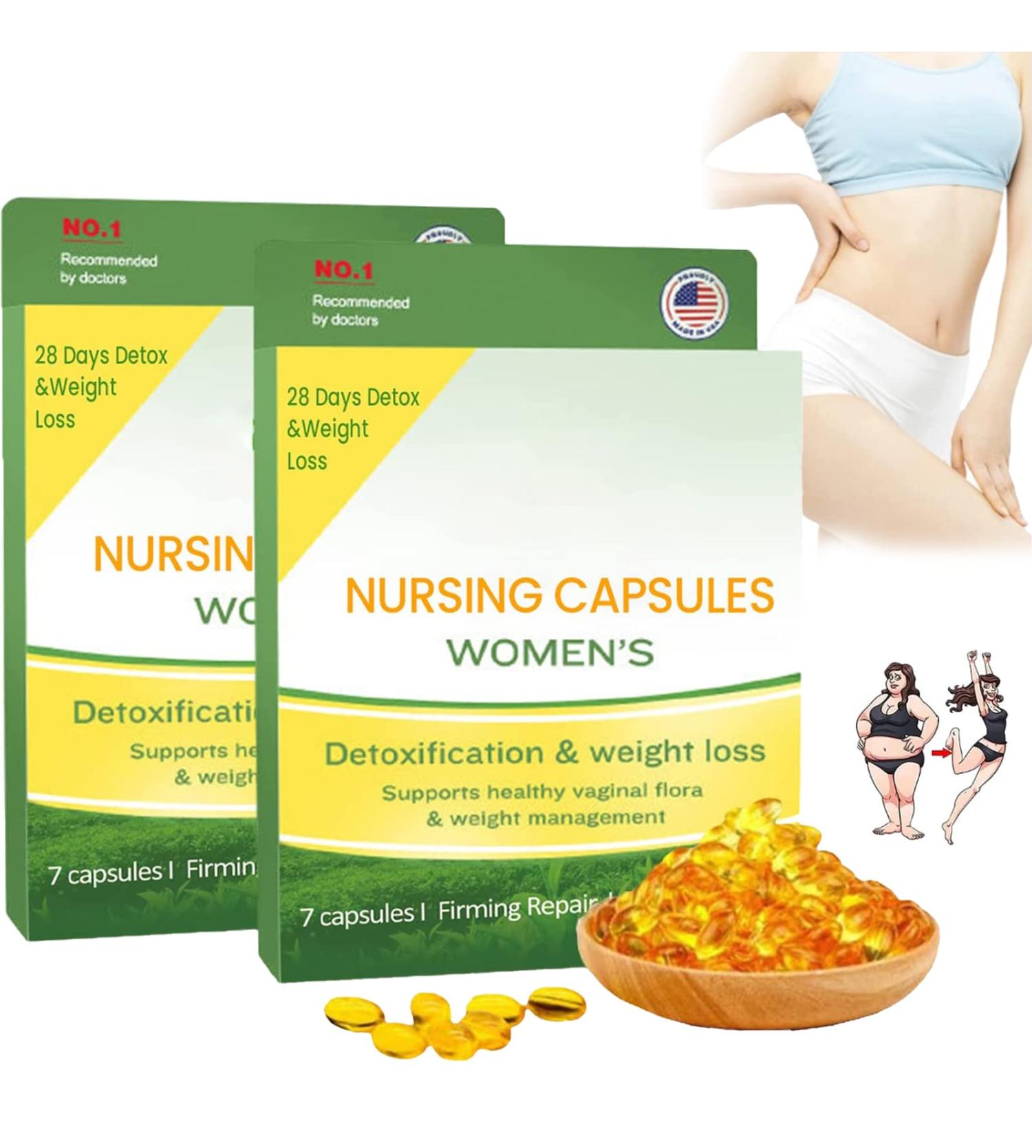 Yanolam Ultraslim Natural Detox Slimming Capsules - Firming & Repair, Instant Tightening, Pink & Tender - Female Body Care (2 pack) - Buy Online on GoSupps.com