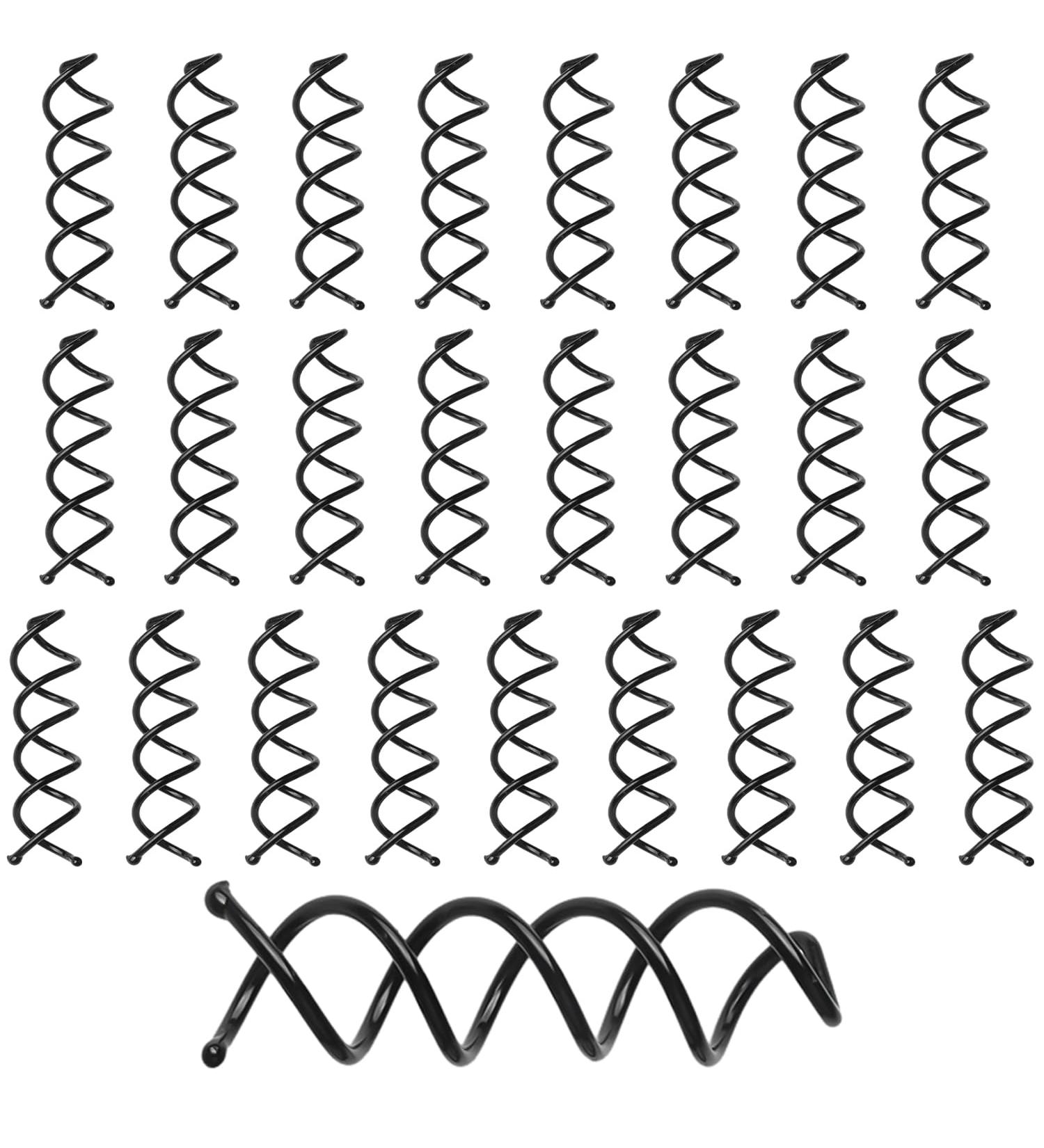 25 Pieces Of Spiral Design Hair Clips Hair Accessories Spiral Pins Rotating Hair Clips Diy Hairpins Suitable For Various Hair Styles. - Buy Online on GoSupps.com