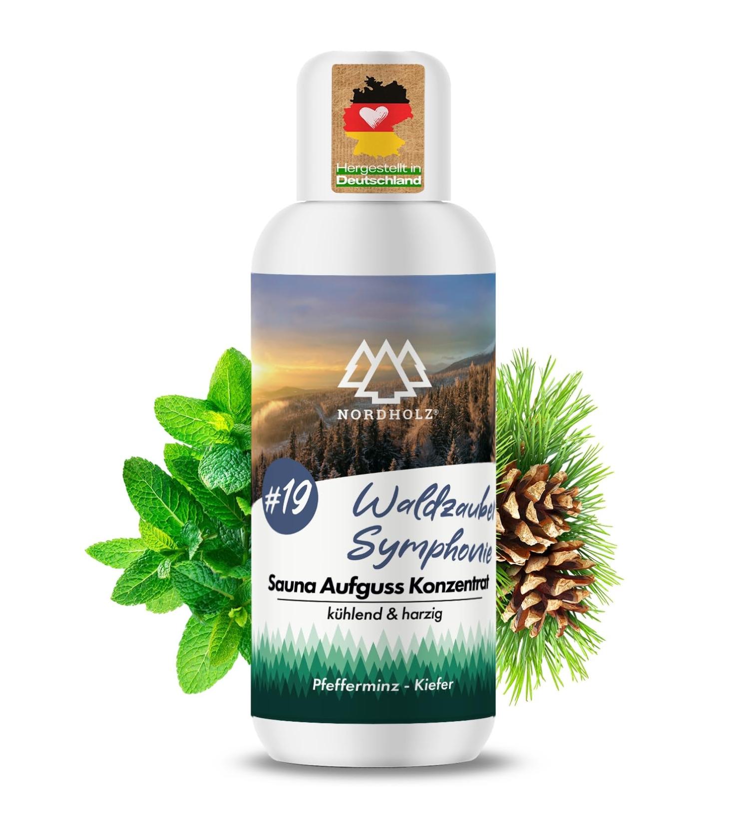 Nordholz Sauna Infusion - 48 Varieties | #19 Forest Magic Symphony | Natural Sauna Fragrance for Relaxation | Premium Sauna Accessories - Buy Online on GoSupps.com