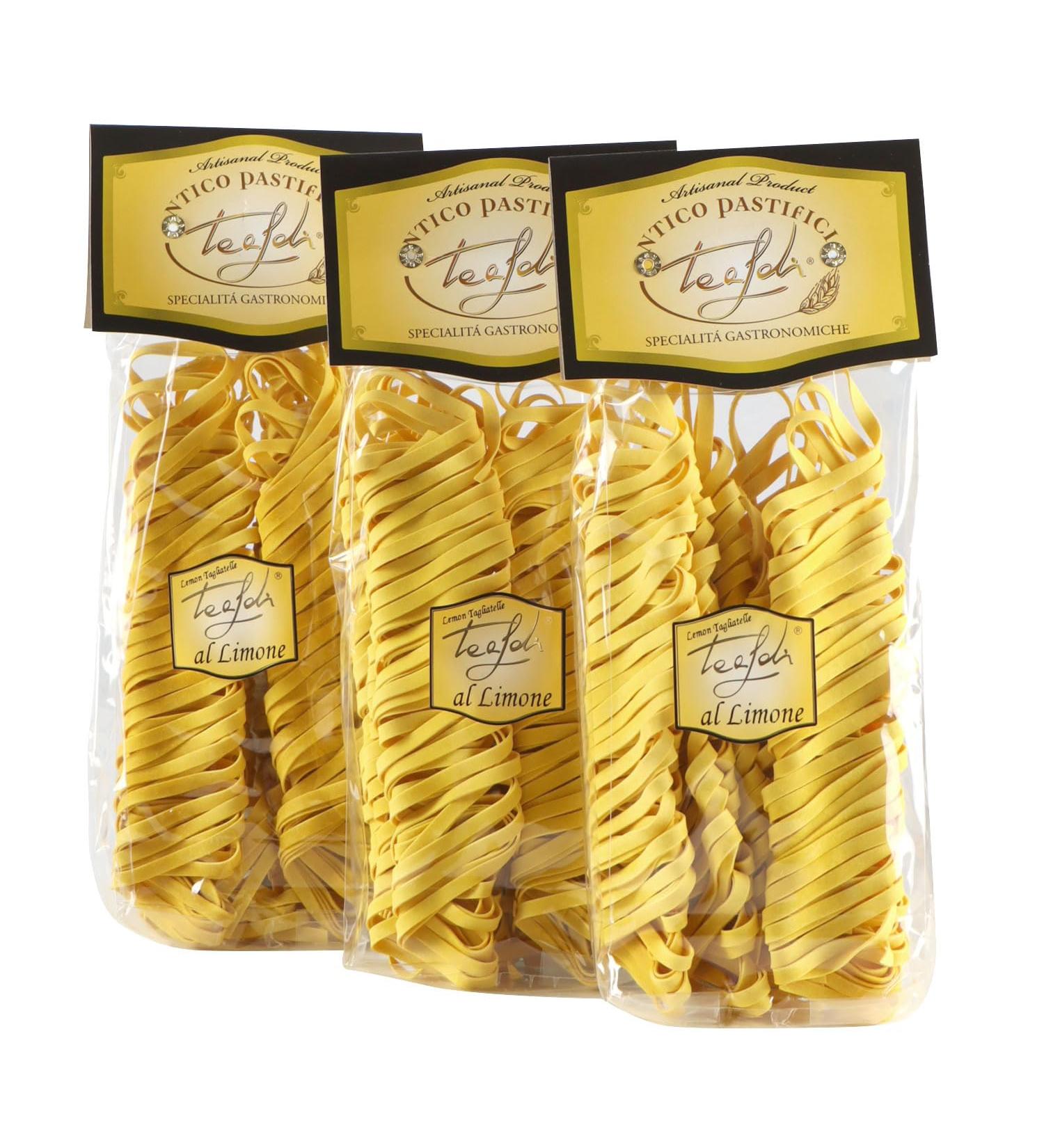 Tealdi Tagliatelle with lemon from Italy 3 x 250 g 3x lemon