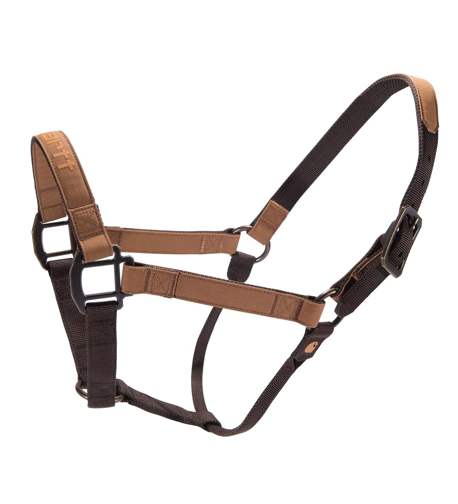 Carhartt Nylon Duck Horse Halter - Comfortable, Durable & Adjustable - Rolled-Throat Design - Average Size - Buy Online on GoSupps.com