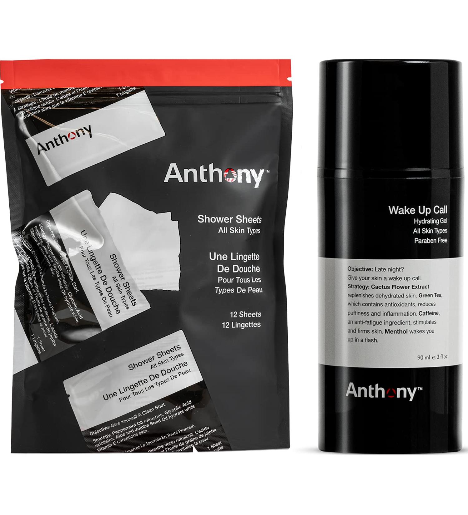 Anthony Wake Up Call 3 Fl Oz Shower Sheets 12 Single Pack Sheets - Buy Online on GoSupps.com