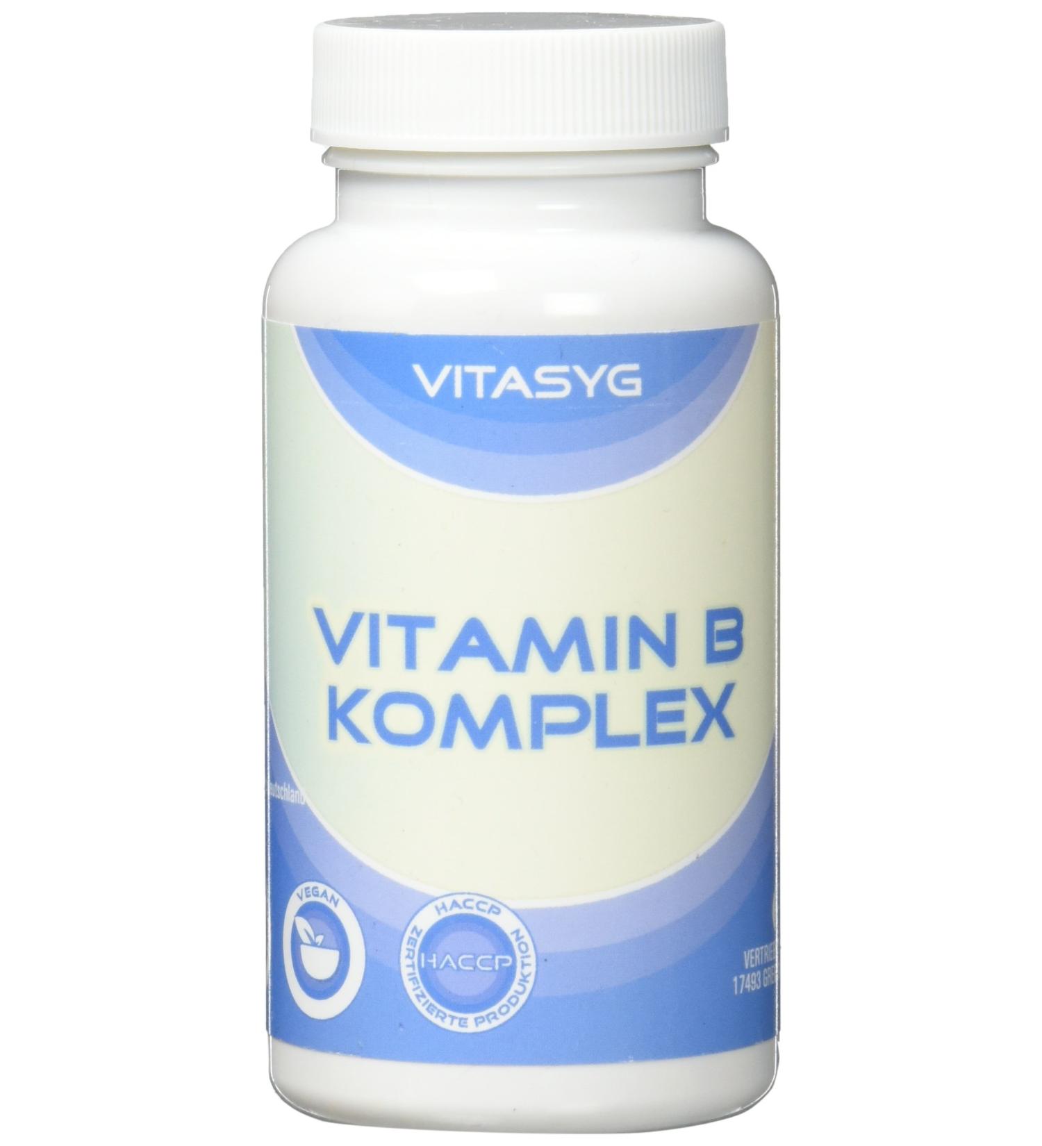 Vitasyg Vitamin B Complex - 365 Tablets (1-Year Supply) | Premium Energy & Wellness Supplement - International Shipping Available - Buy Online on GoSupps.com