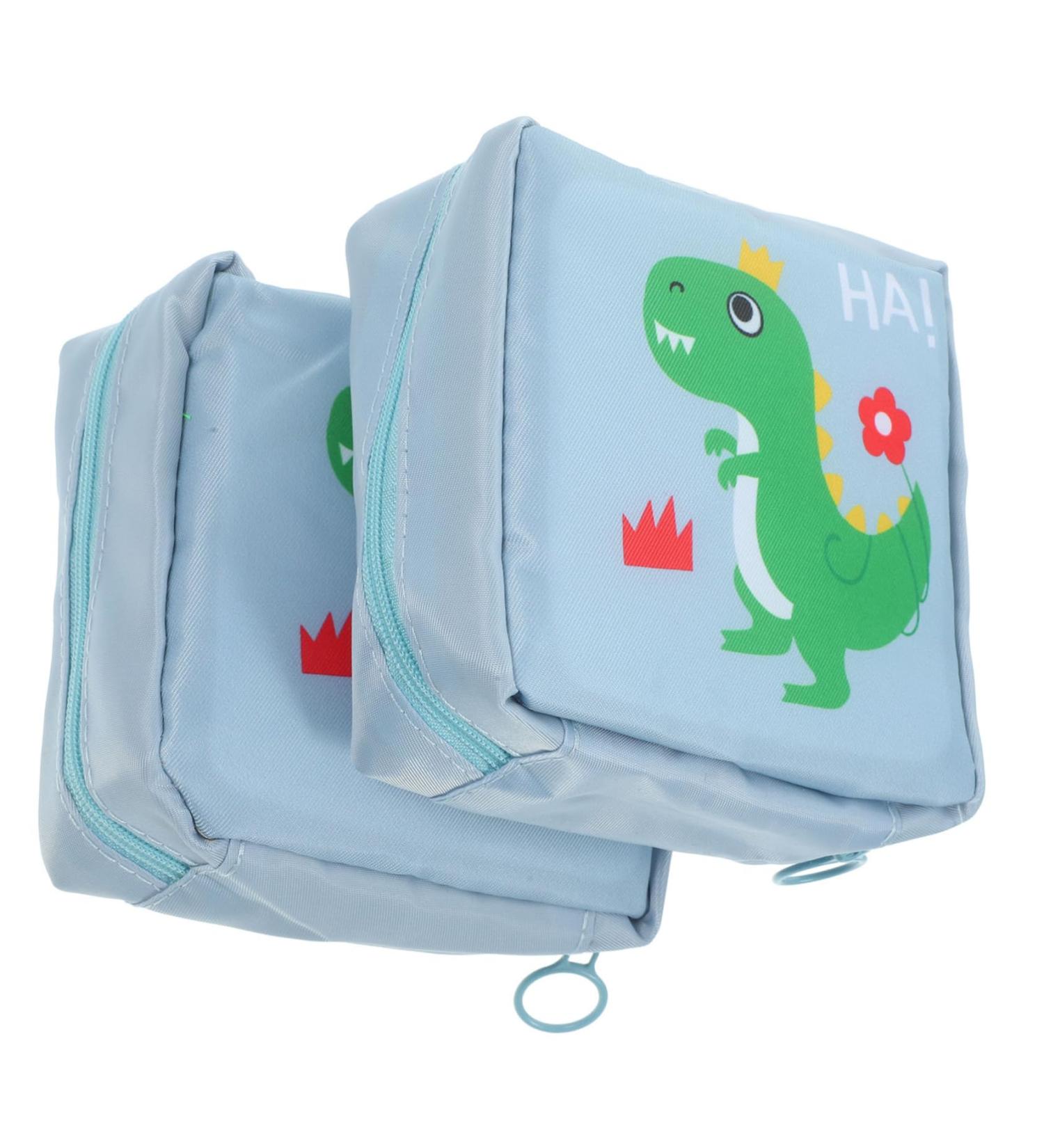 Healifty Aunt's Towel Storage Bag - 2pcs Mini Sanitary Napkin Purse for Travel - Zip Lock Organizer Makeup Bag - Girly Decor Period Pad Pouch - Buy Online on GoSupps.com