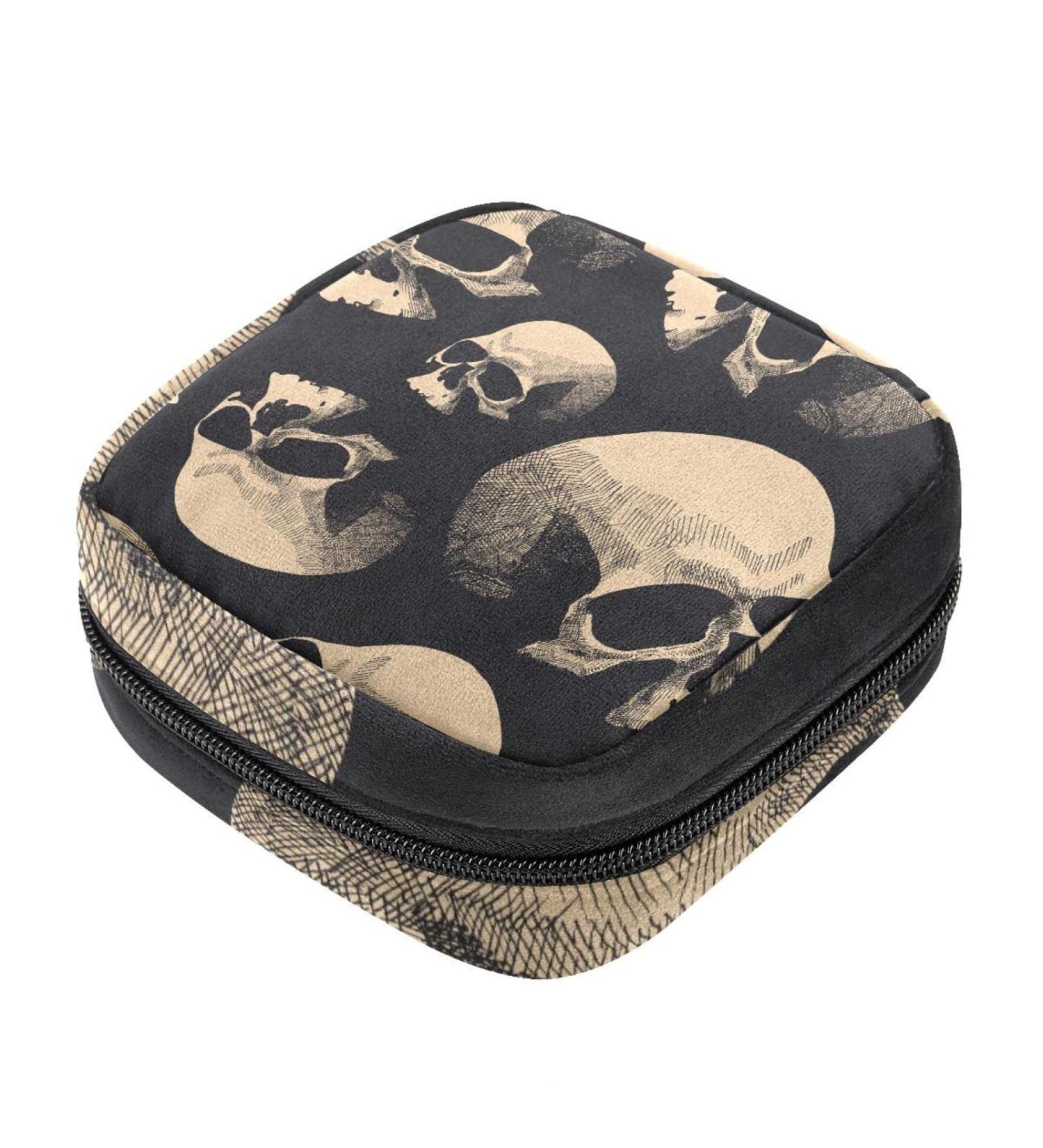 Hand-Drawn Women's Binding Bags | Menstrual Pad & Cup Pockets - Stylish & Portable for All Ages - Buy Online on GoSupps.com
