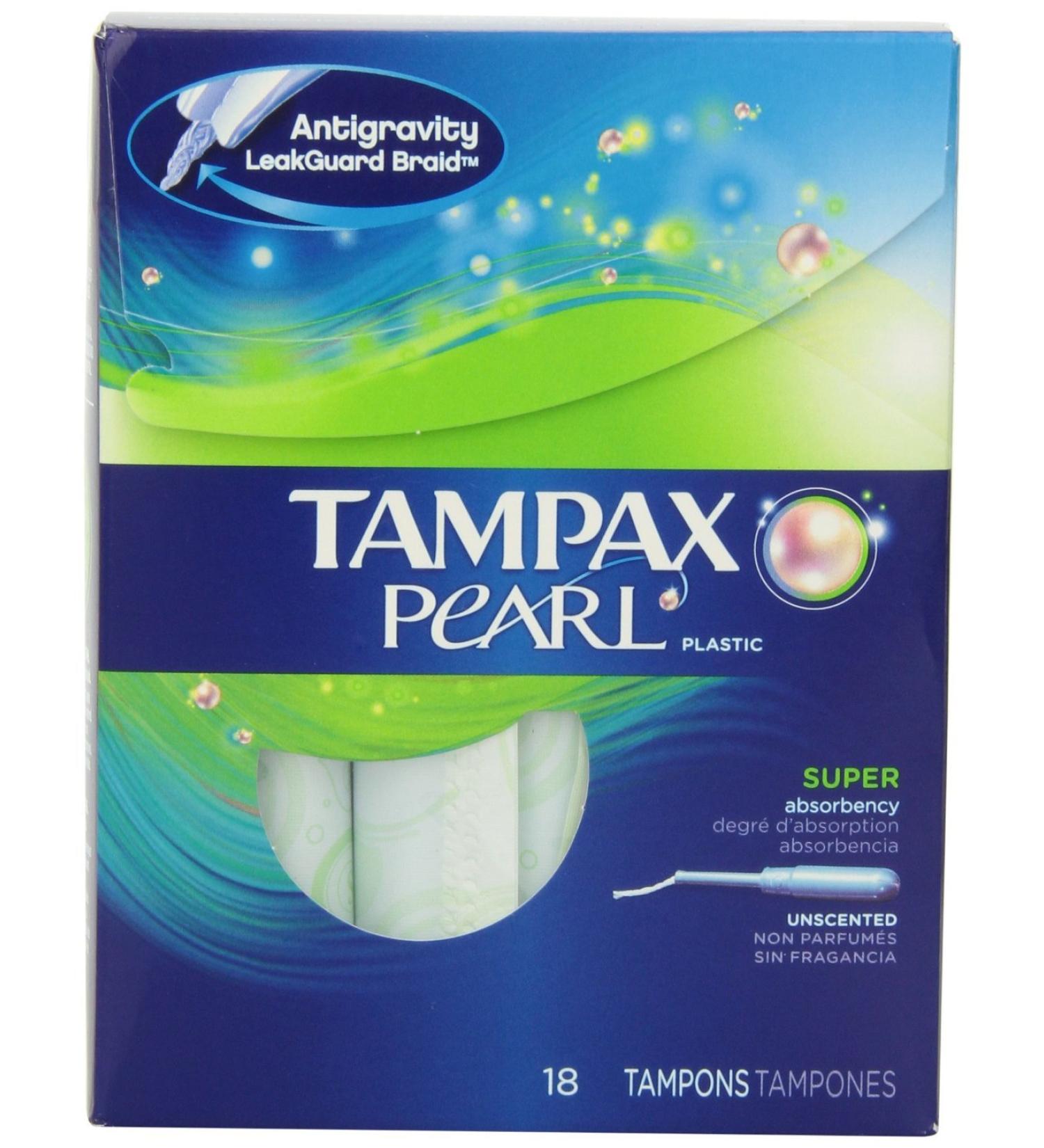 Tampax Pearl Super Unscented 36ct - Best Price and Quality | Buy Online - Buy Online on GoSupps.com