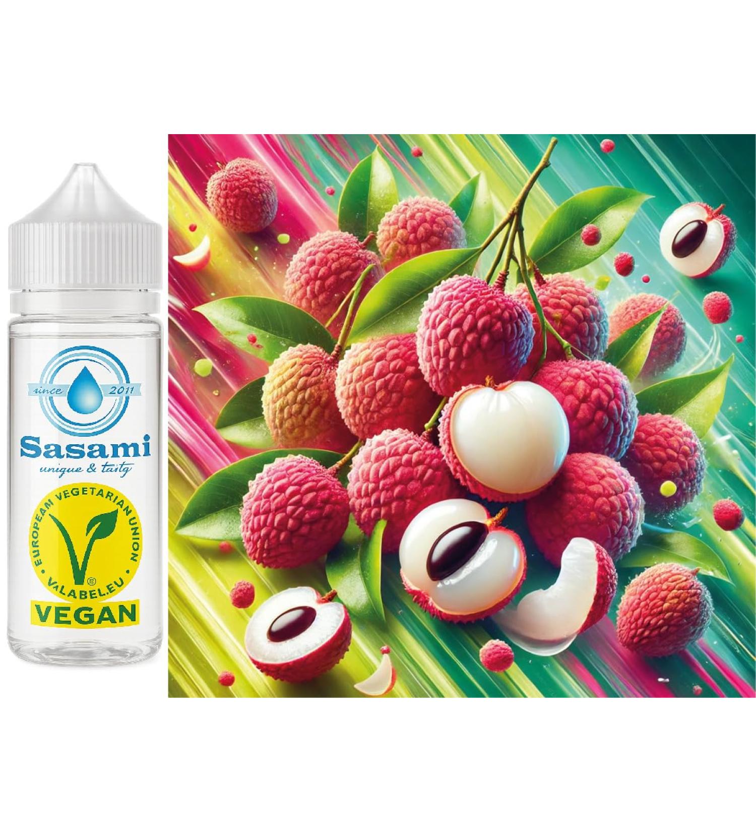 Lychee - litchi ar me concentr - Vegan - Sasami - 10 ml - Buy Online on GoSupps.com