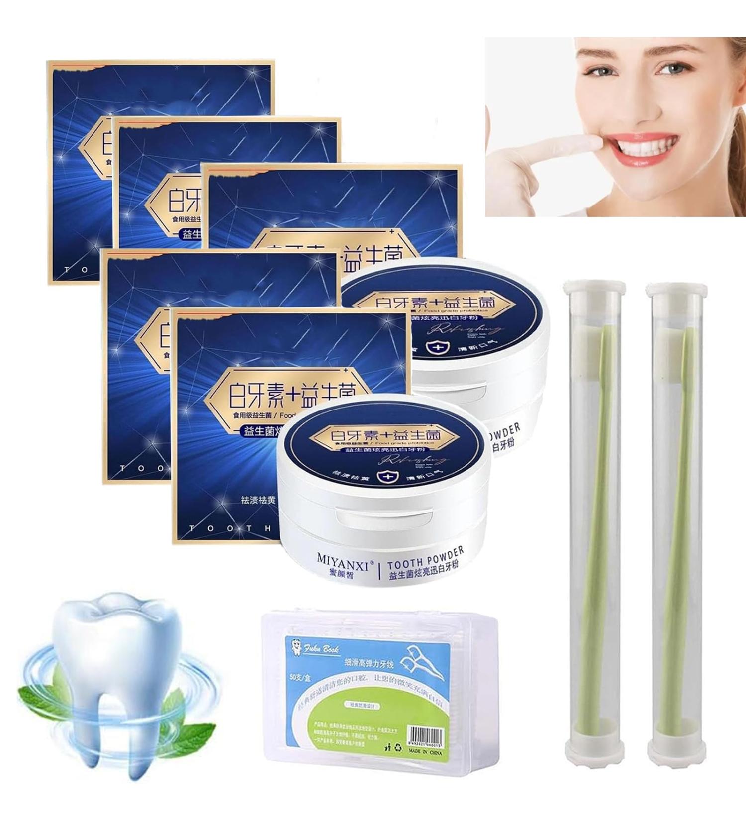 2023 New Miyanxi Tooth Powder Miyanxi Teeth Whitening Teeth Whitening Powder Teeth Whitening Effective Coffee Stain Remover /47 (Size : 5pcs) - Buy Online on GoSupps.com