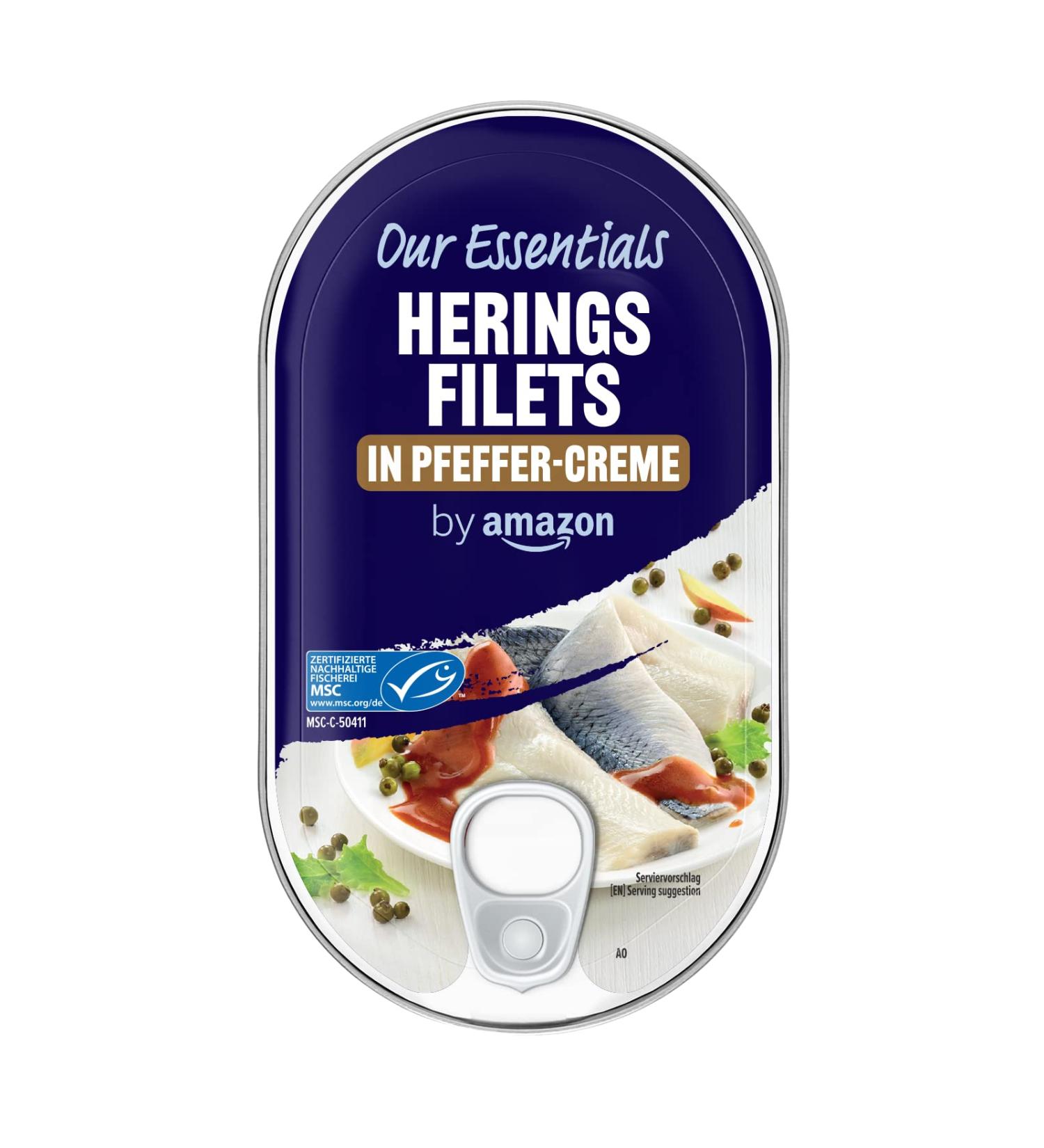 Buy MSC Herring Fillets in Pepper Cream - 200g | International Shipping Available - Buy Online on GoSupps.com