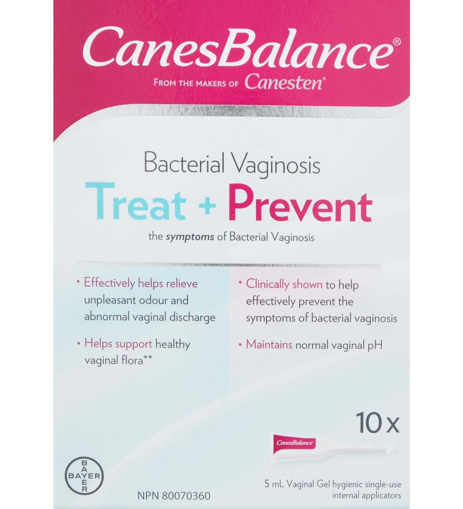CanesBalance Bacterial Vaginosis Treatment and Prevention Gel - Treat And Prevent BV Symptoms BV Treatment For Women Relieves Vaginal Odor Maintains Normal Vaginal pH 10 Single-Use Applicators Shoe Insert - Buy Online on GoSupps.com