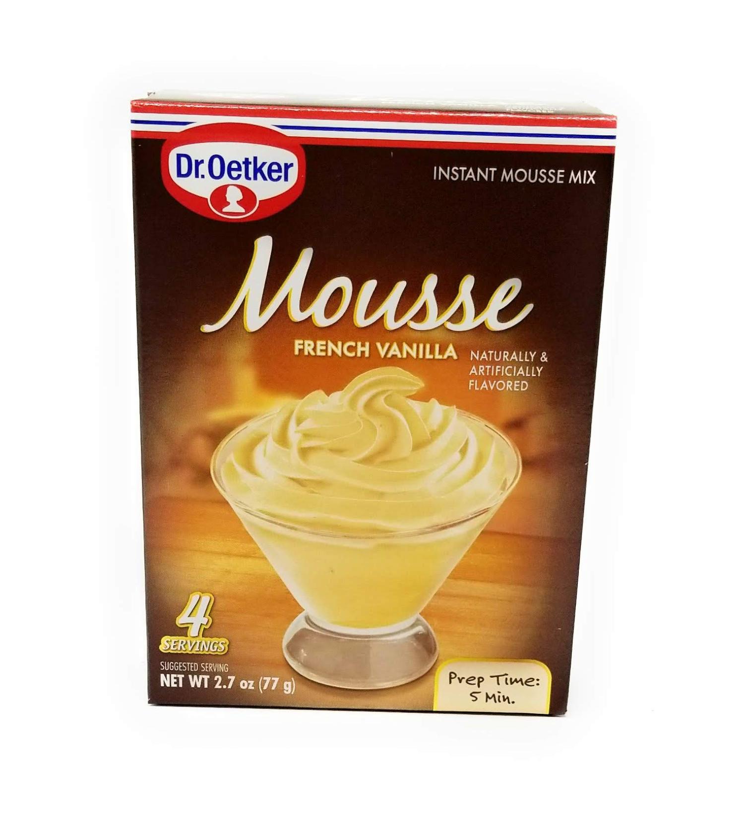 Dr Oetker French Vanilla Mousse  2.7-Ounce (Pack of 6) - Buy Online on GoSupps.com