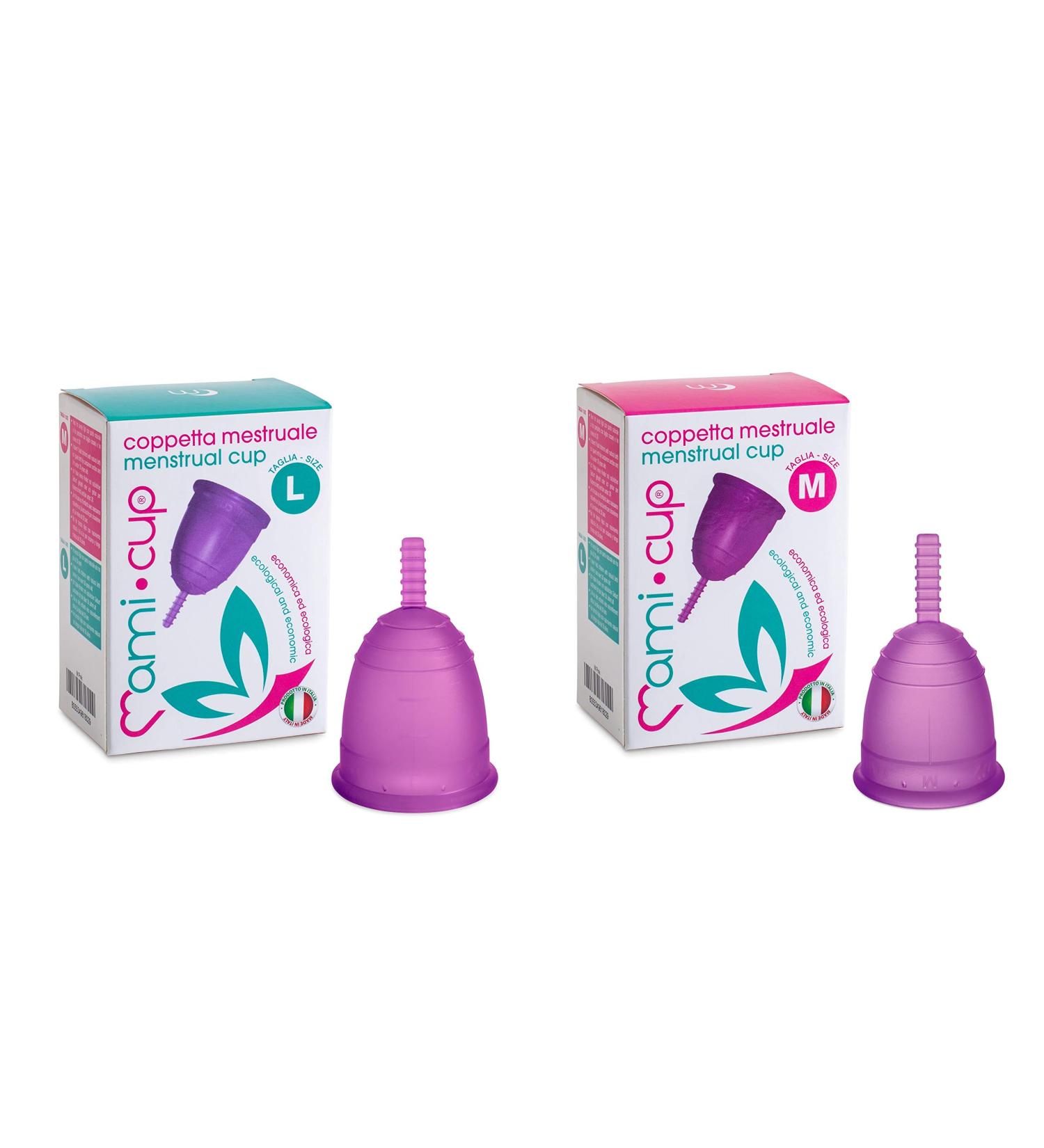 Buy MamiCup Menstrual Cup M+L (Purple) - Soft Flexible & Reusable Medical Silicone | Eco-Friendly Period Solution - Buy Online on GoSupps.com