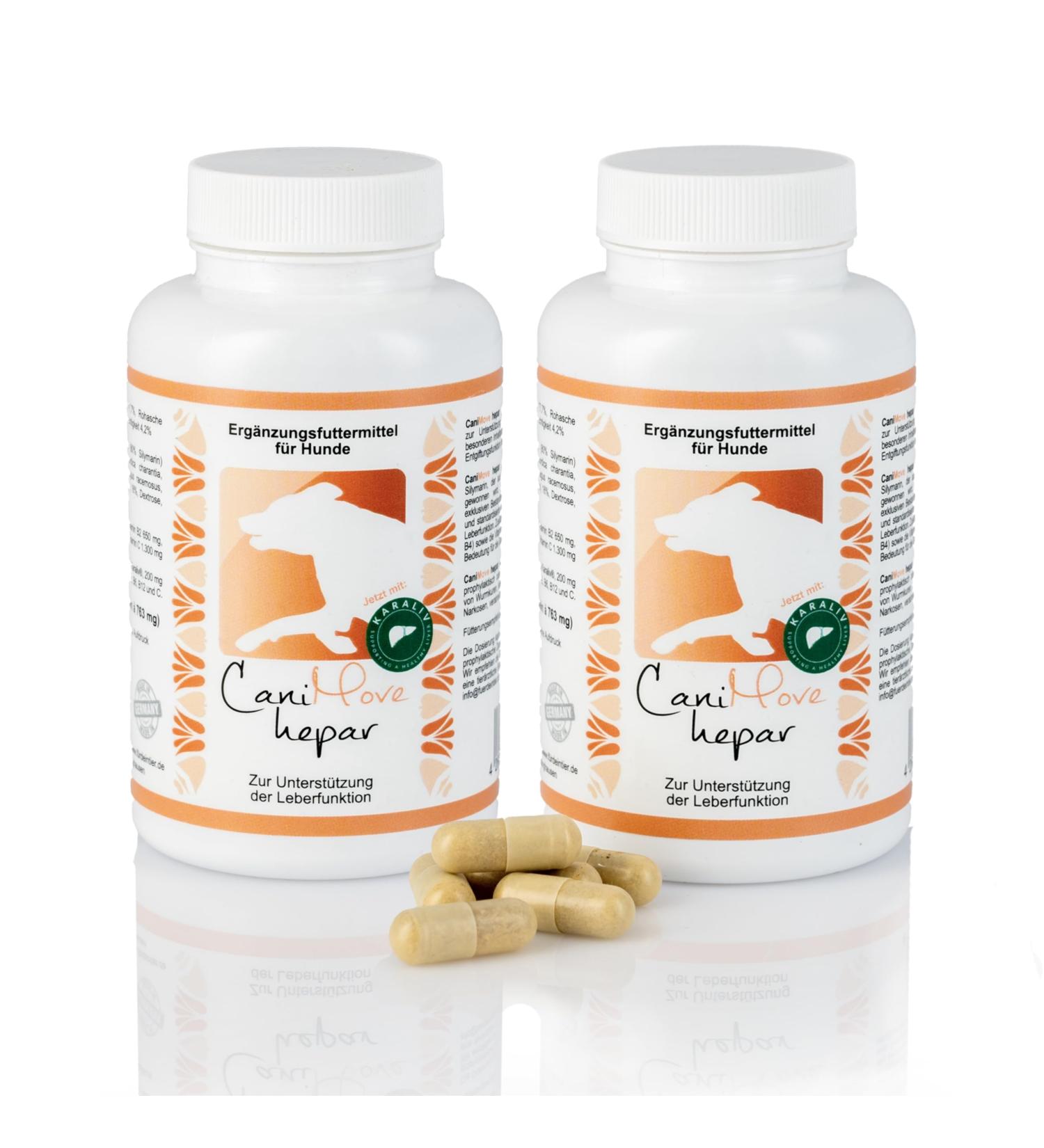 Canimove Hepar - 200 Tablets for Liver Protection | Innovative Veterinary Formula with Karaliv Cholin & Silymarin | XL Range for Up to 200 Days - Buy Online on GoSupps.com