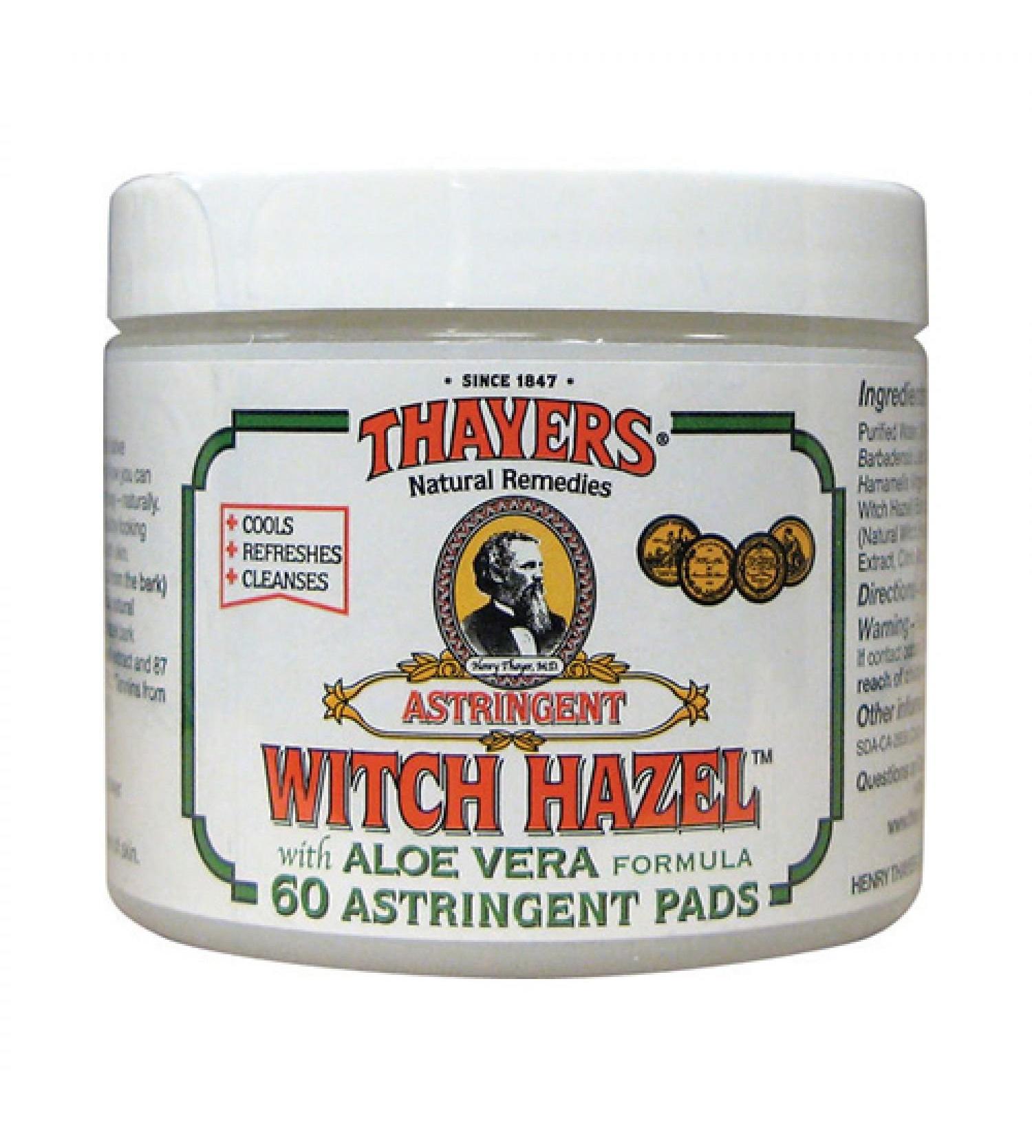 Thayer Witch Hazel Pads Orgnl