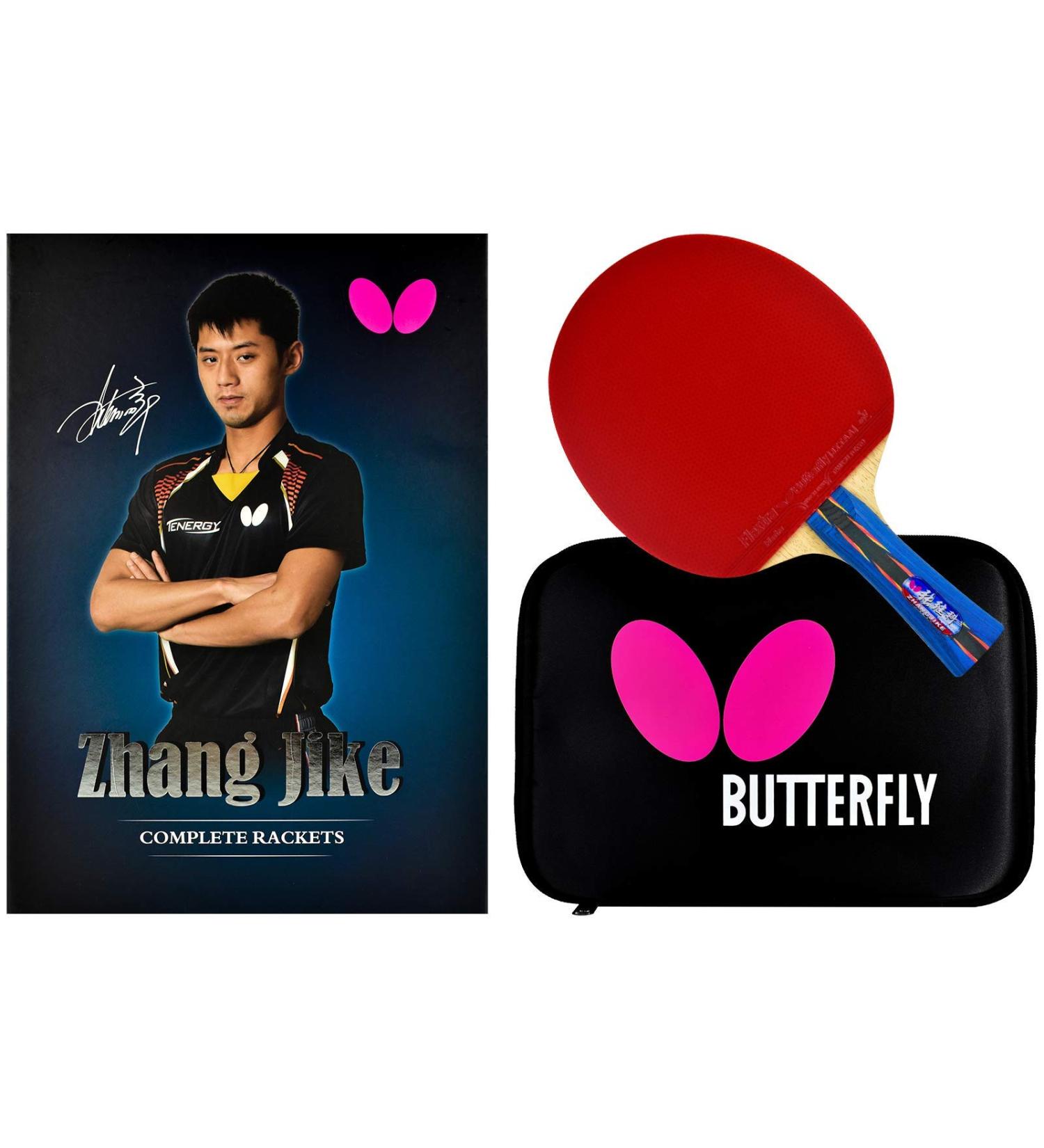 Zhang Jike Butterfly Table Tennis Racket & Case Set - China Series | Intermediate Players | 2-Time World Champion - Buy Online on GoSupps.com