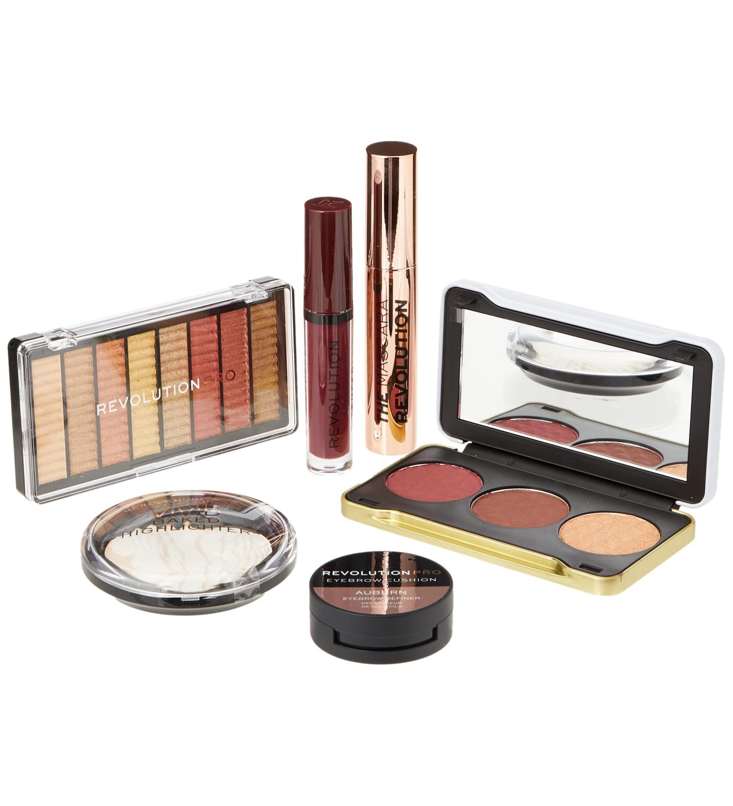 Makeup Revolution Vintage Glam 6pc Beauty Makeup Set - 530g - Buy Online on GoSupps.com